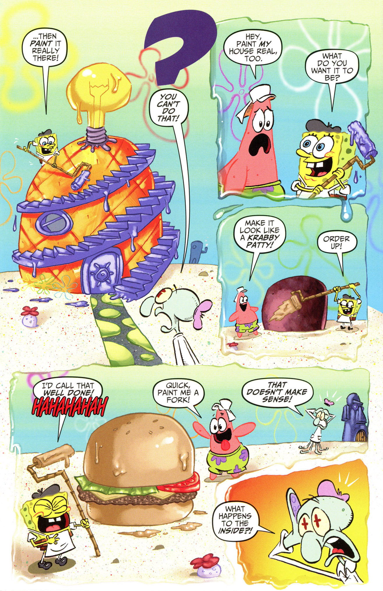 Read online Spongebob Freestyle Funnies comic -  Issue # FCBD 2013 - 7