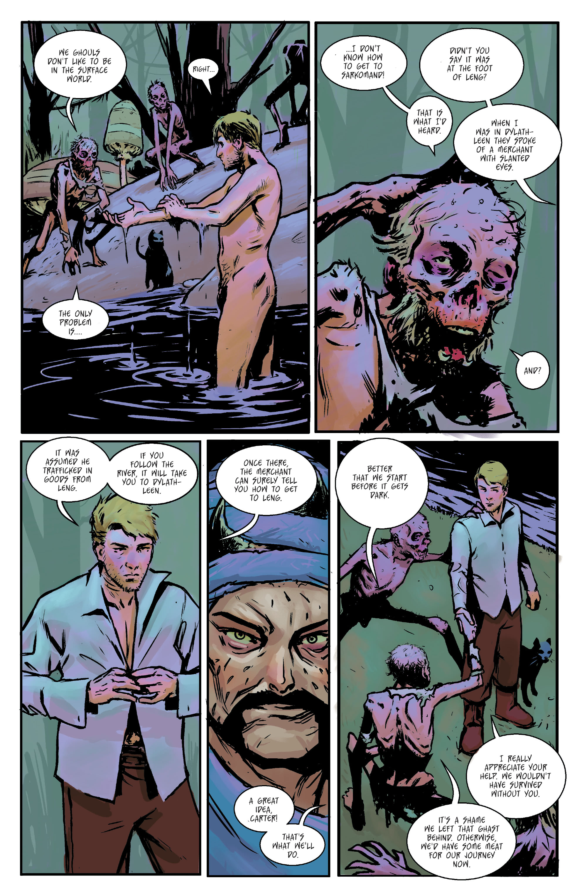 Read online Lovecraft Unknown Kadath comic -  Issue #4 - 15