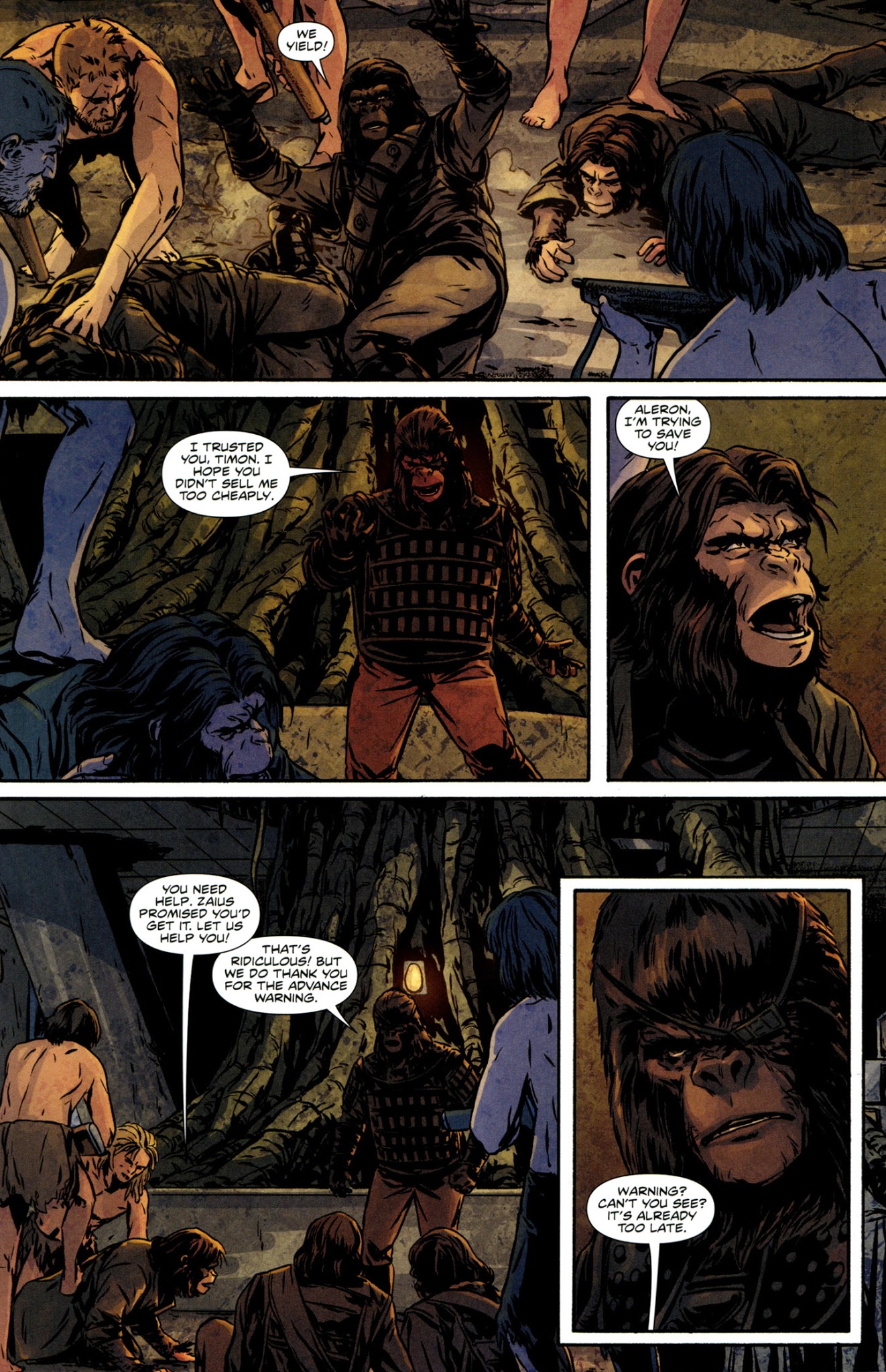 Read online Exile on the Planet of the Apes comic -  Issue #3 - 6