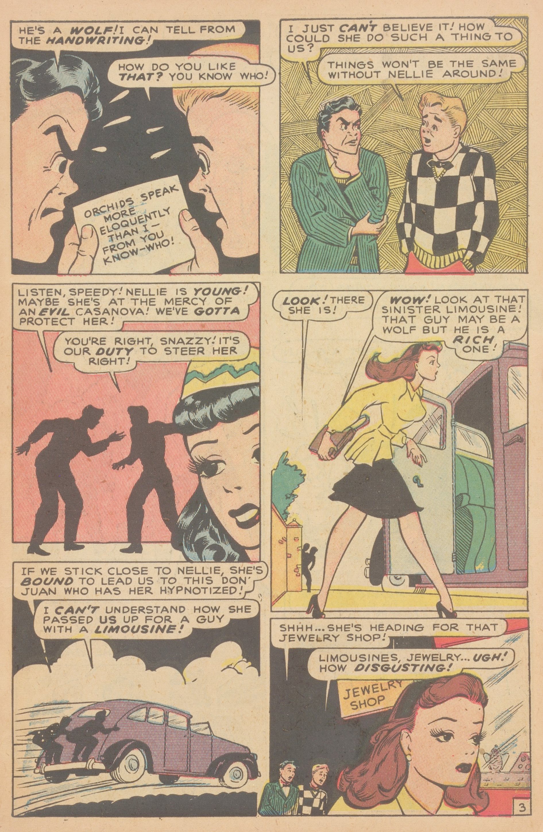 Read online Nellie The Nurse (1945) comic -  Issue #11 - 5