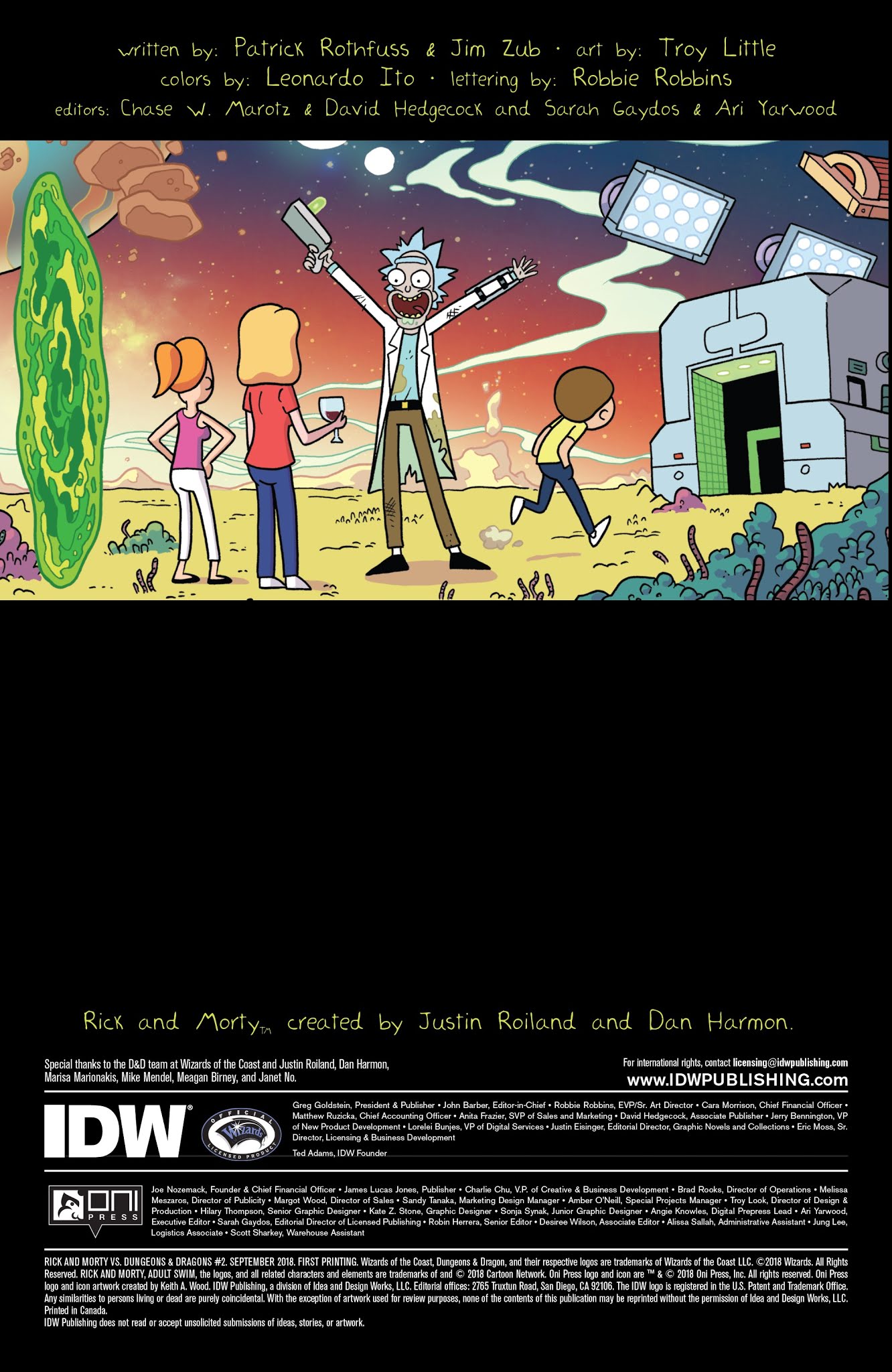 Read online Rick and Morty vs Dungeons & Dragons comic -  Issue #2 - 2