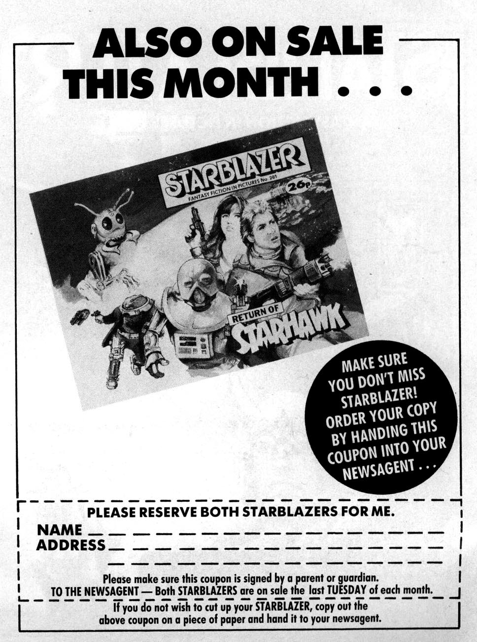 Read online Starblazer comic -  Issue #200 - 2