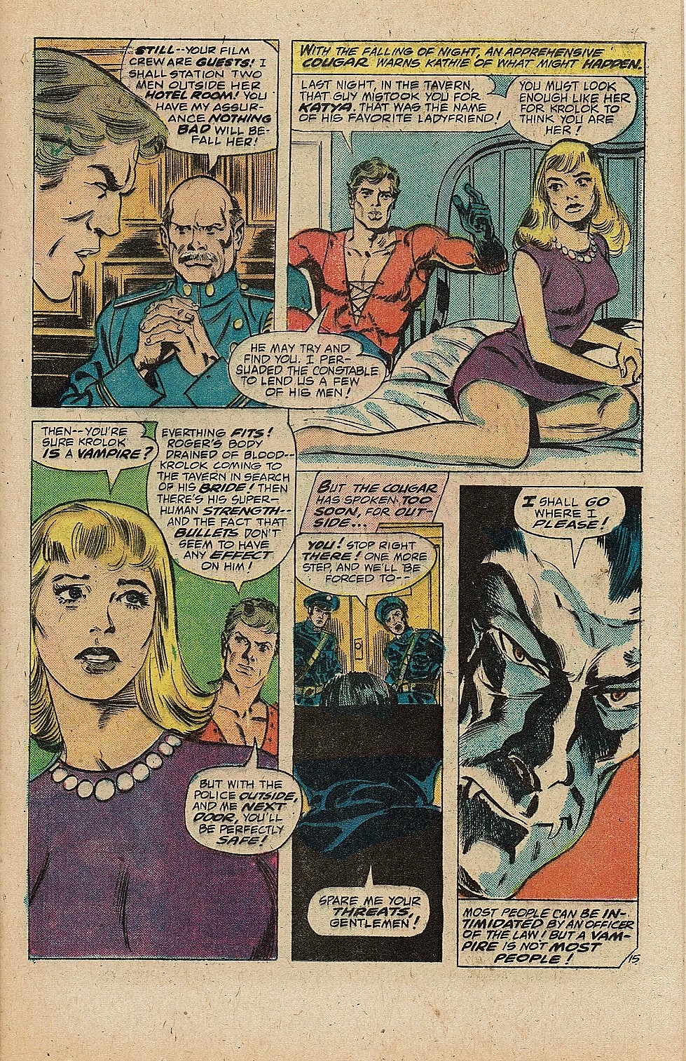 Read online The Cougar comic -  Issue #1 - 25