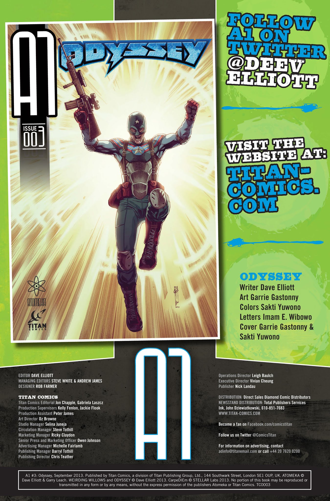 Read online A1: Odyssey comic -  Issue #3 - 2