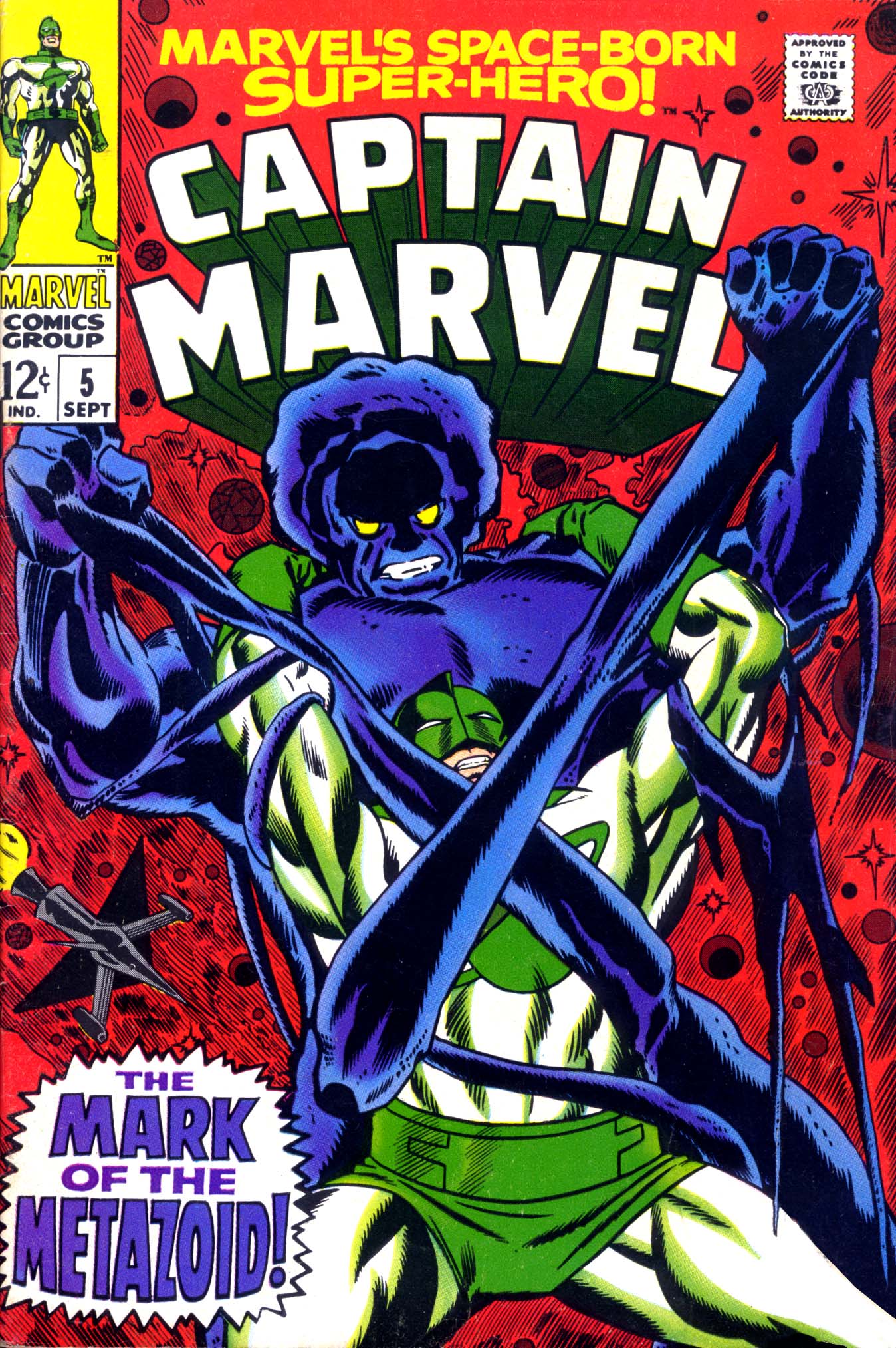Captain Marvel (1968) Issue #5 #5 - English 1