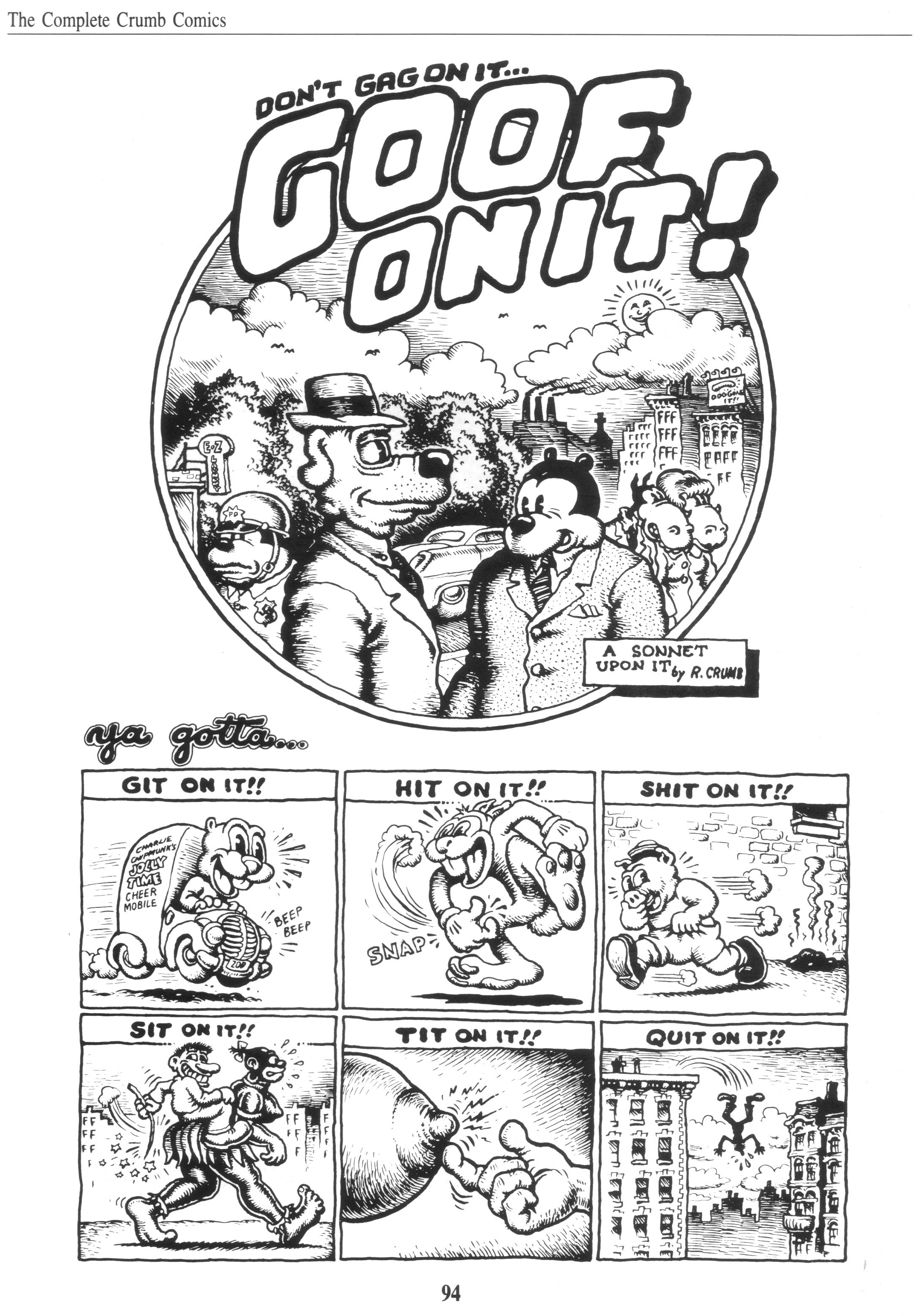 Read online The Complete Crumb Comics comic -  Issue # TPB 5 - 105