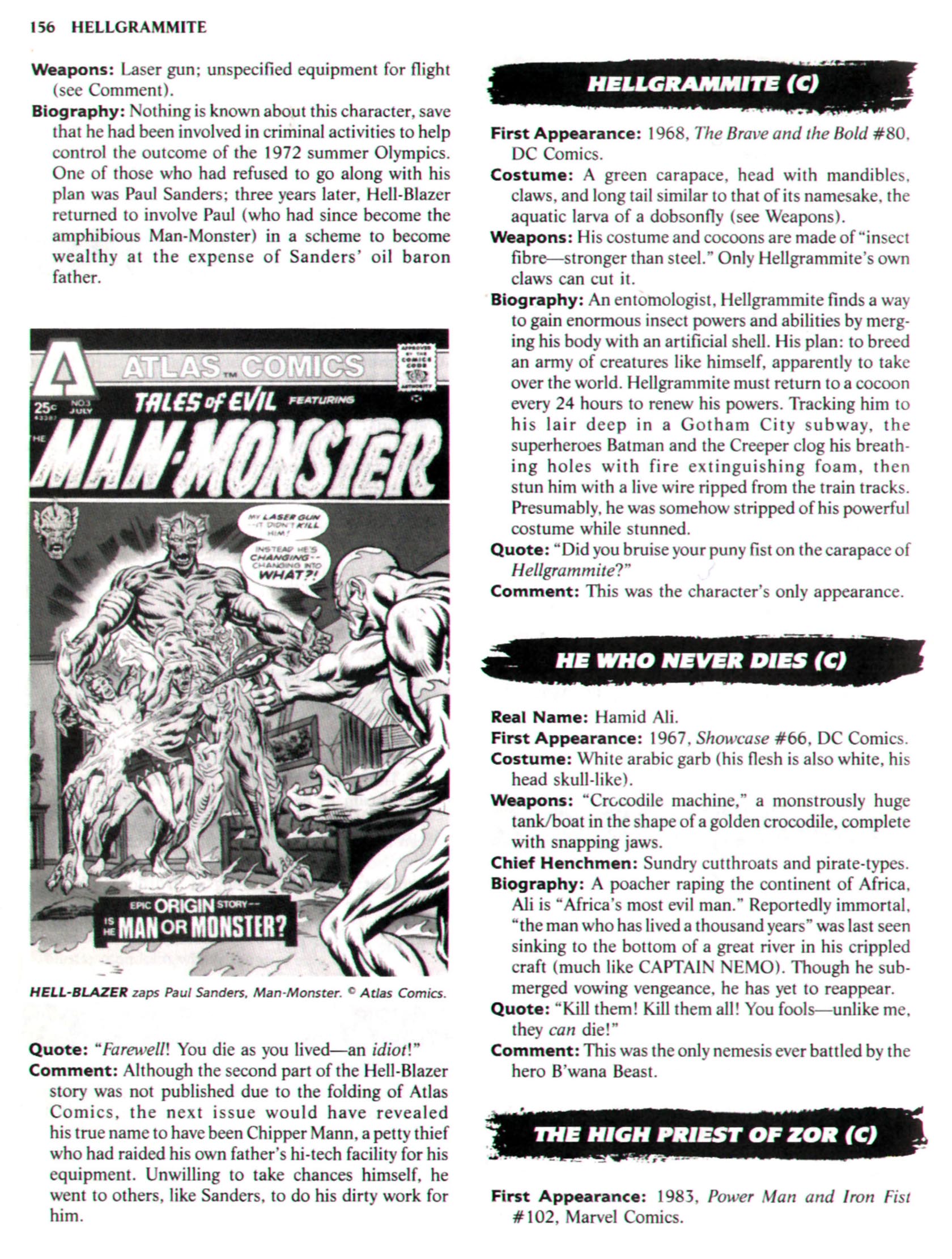 Read online The Encyclopedia of Super Villains comic -  Issue # TPB (Part 1) - 174