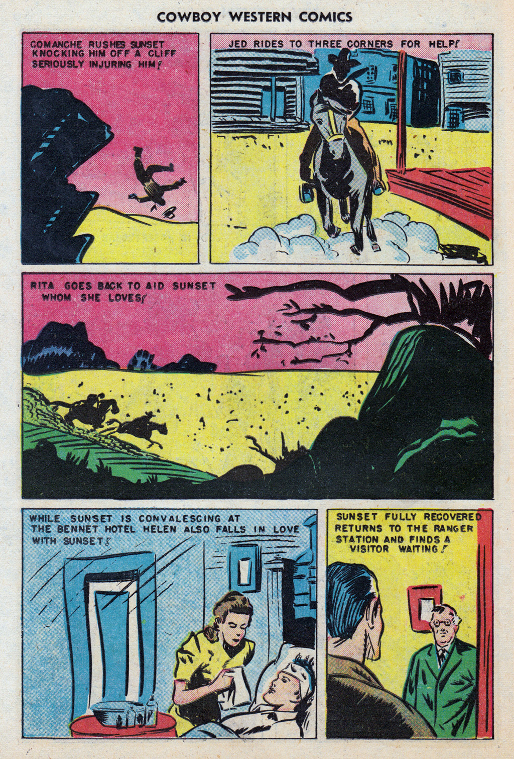 Read online Cowboy Western Comics (1948) comic -  Issue #28 - 26