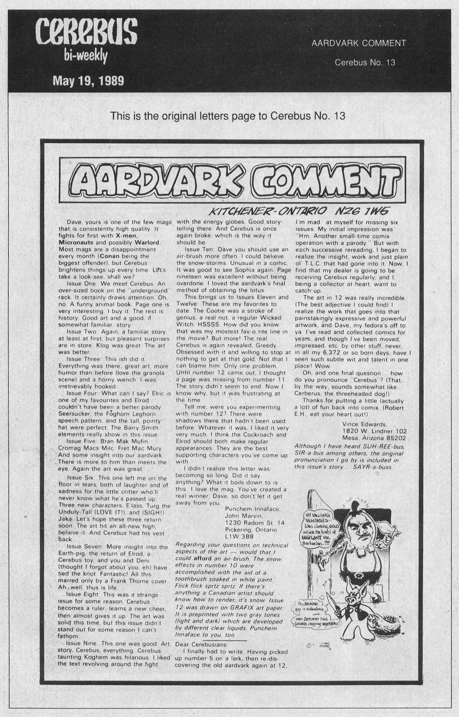 Read online Cerebus comic -  Issue #13 - 25