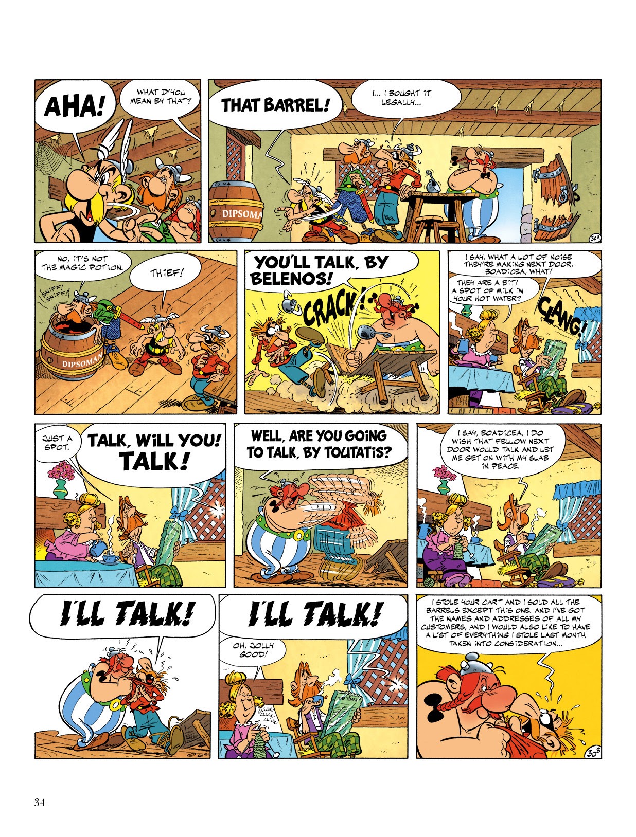 Read online Asterix comic -  Issue #8 - 35