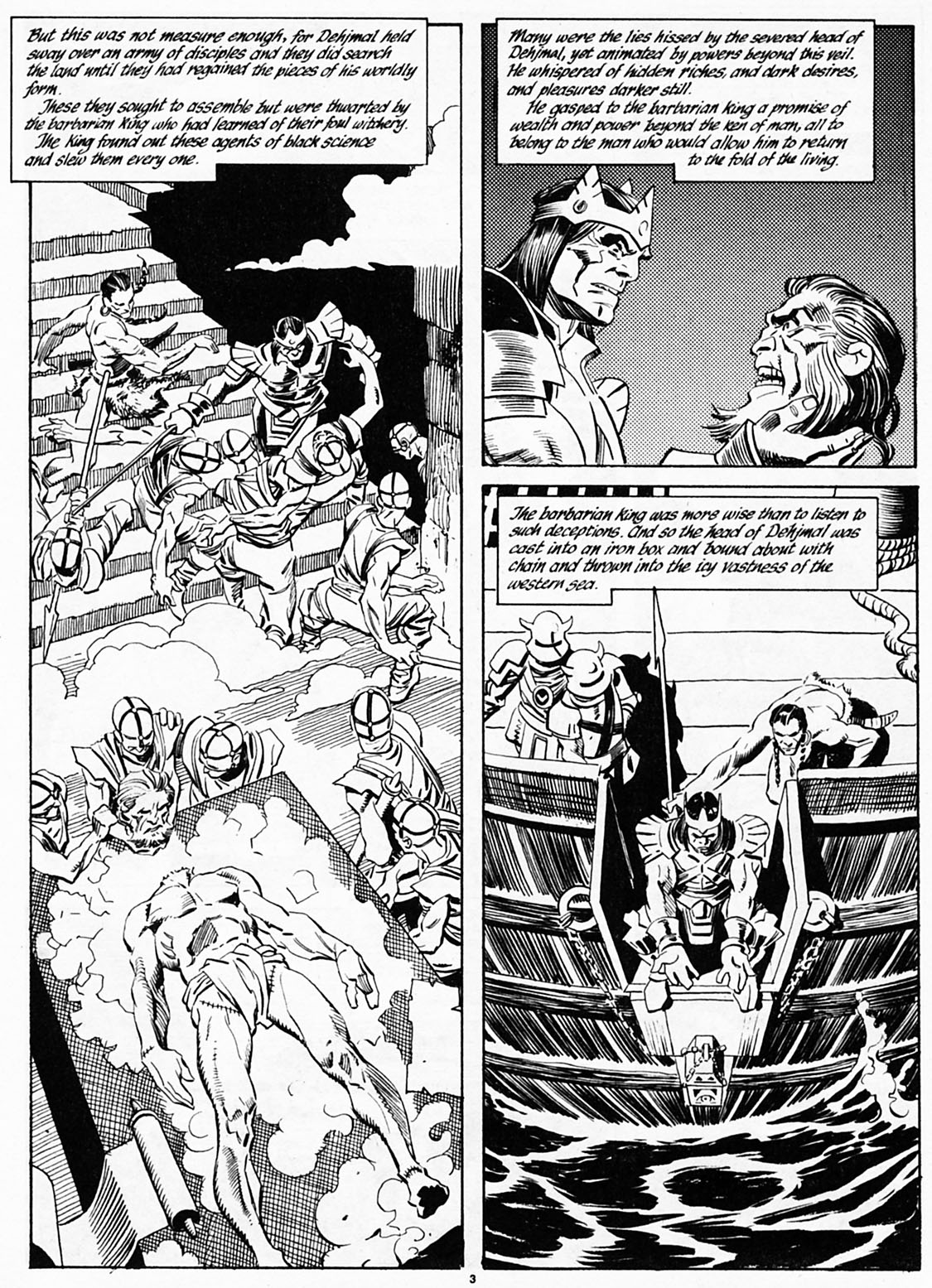 Read online The Savage Sword Of Conan comic -  Issue #186 - 5