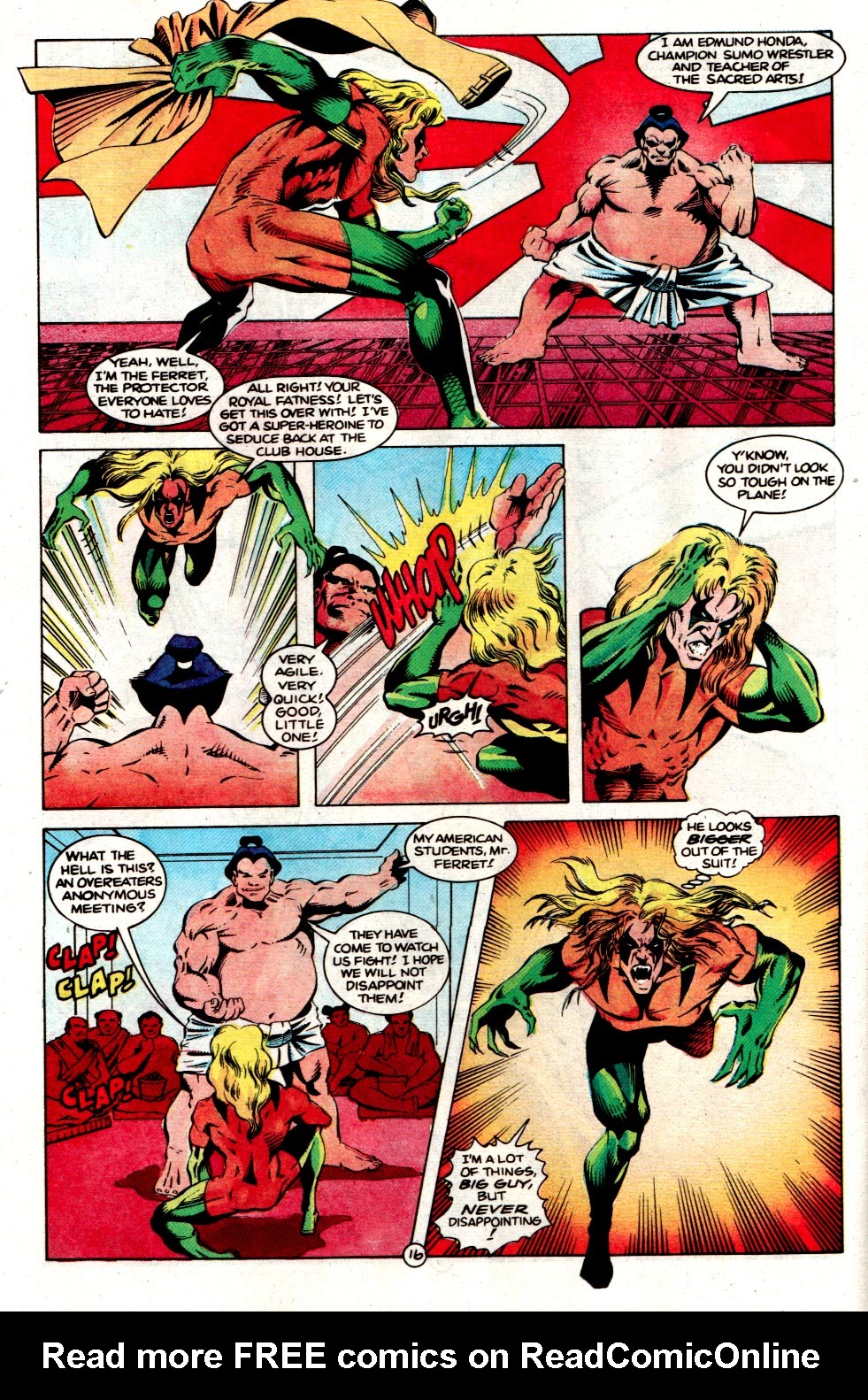 Read online Street Fighter (1991) comic -  Issue #3 - 16