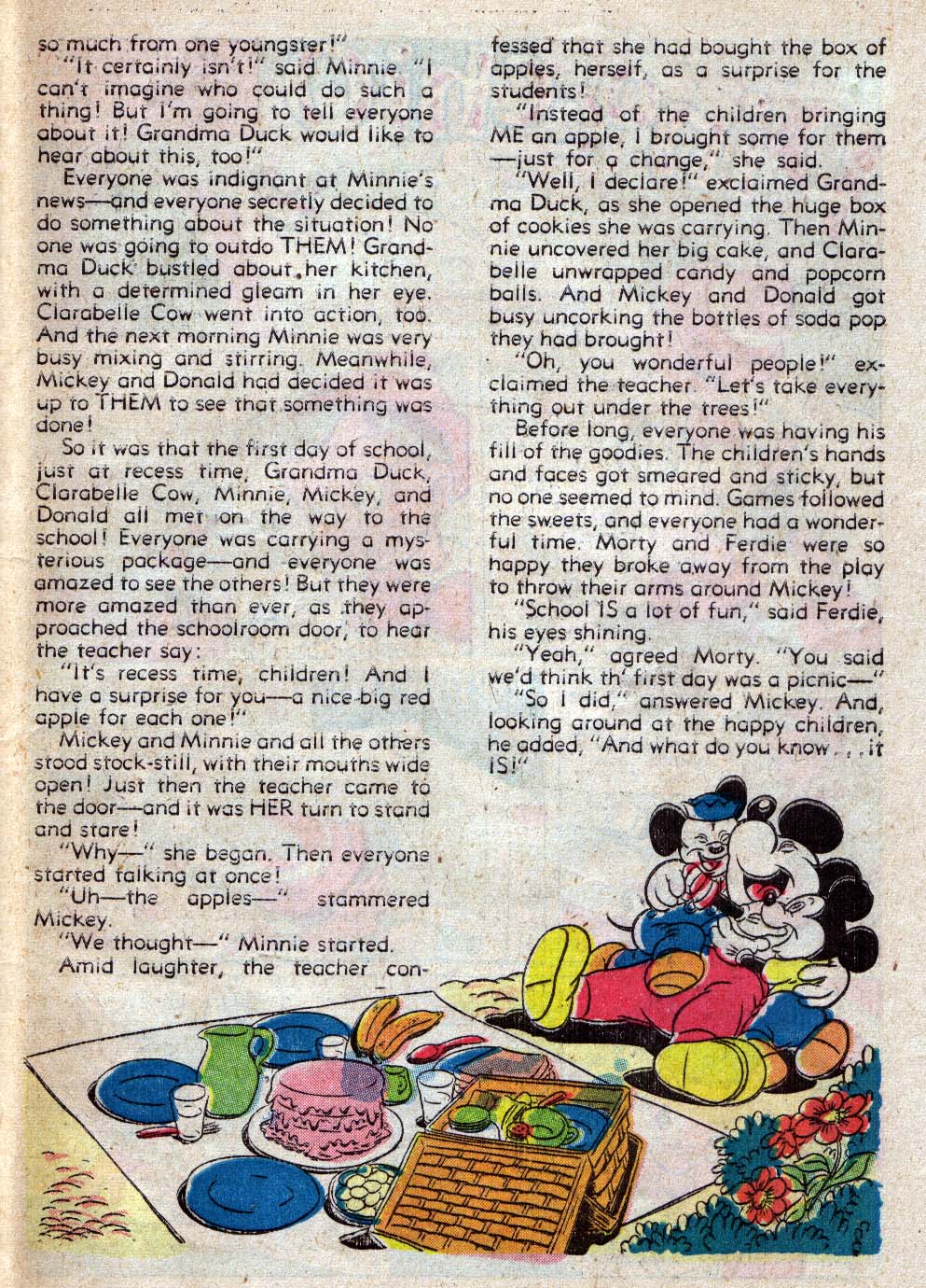 Read online Walt Disney's Comics and Stories comic -  Issue #109 - 35