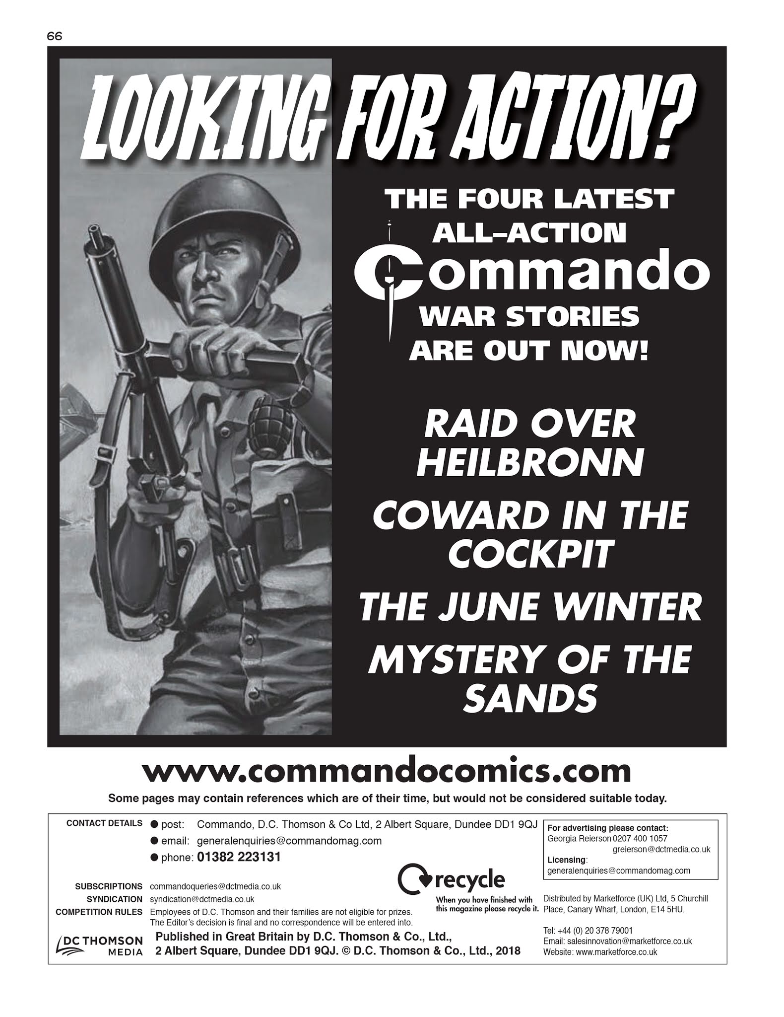 Read online Commando: For Action and Adventure comic -  Issue #5186 - 65