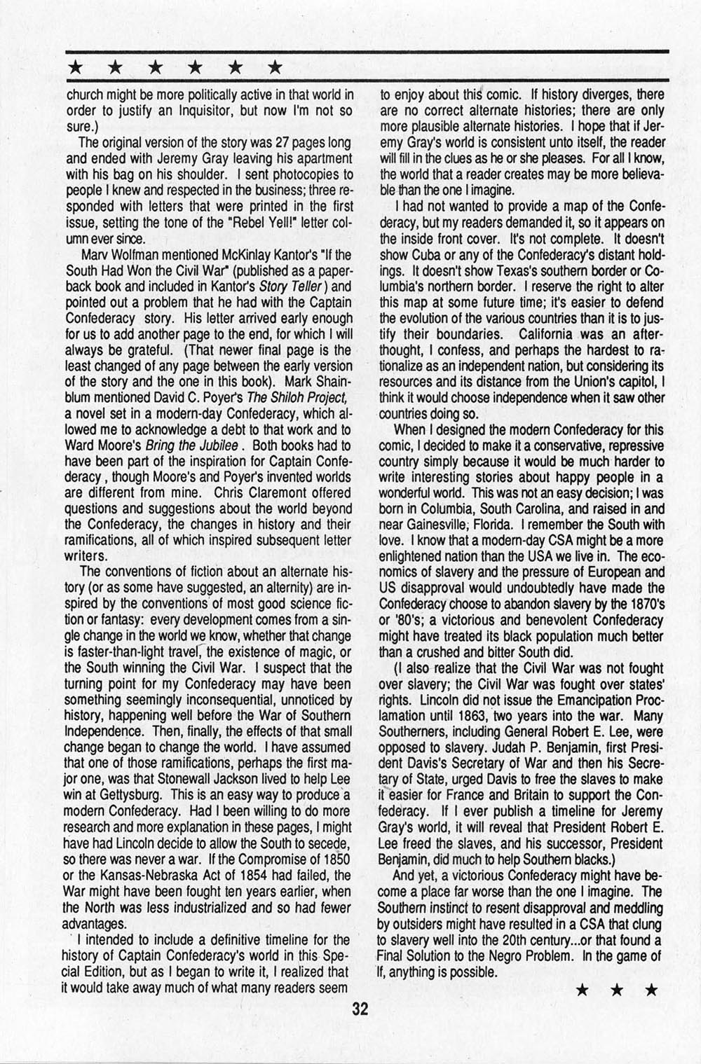 Read online Captain Confederacy (1986) comic -  Issue #0 - 34