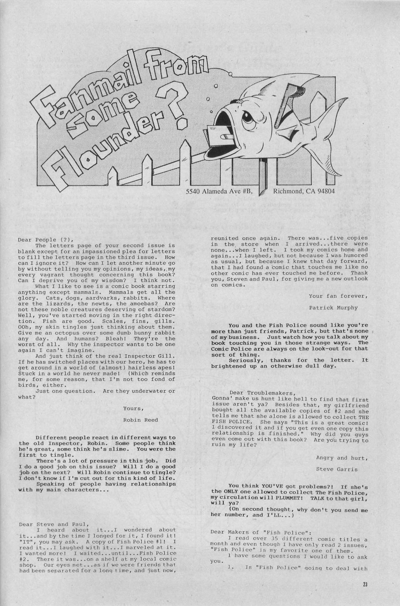 Read online The Fish Police comic -  Issue #4 - 25