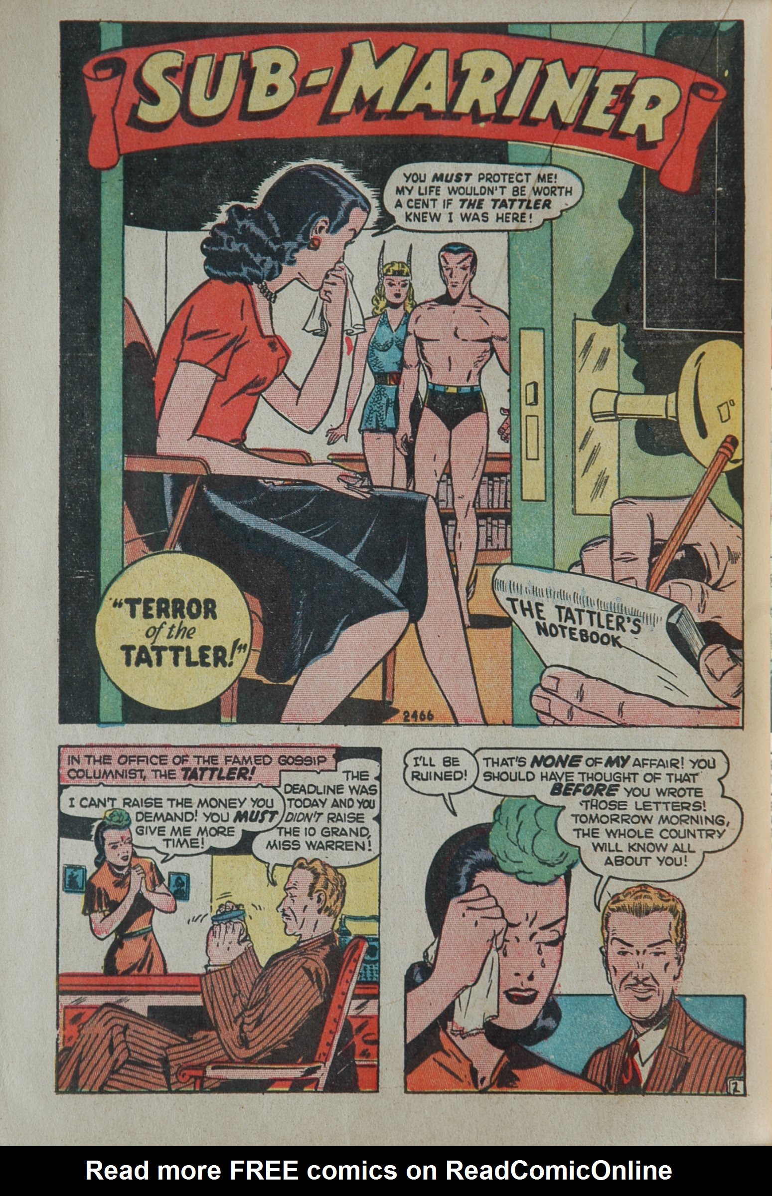 Read online Blonde Phantom Comics comic -  Issue #18 - 20