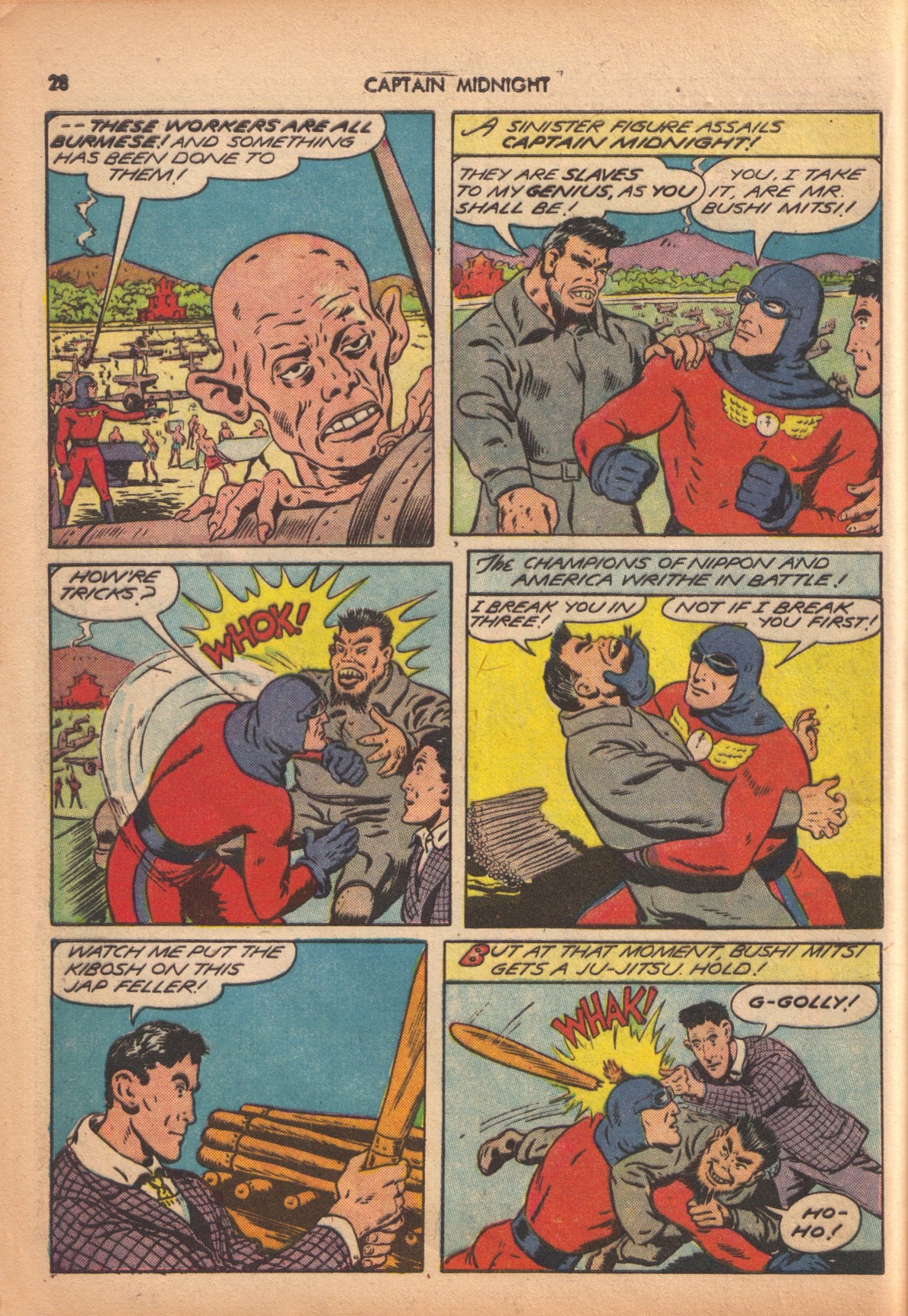 Read online Captain Midnight (1942) comic -  Issue #10 - 28