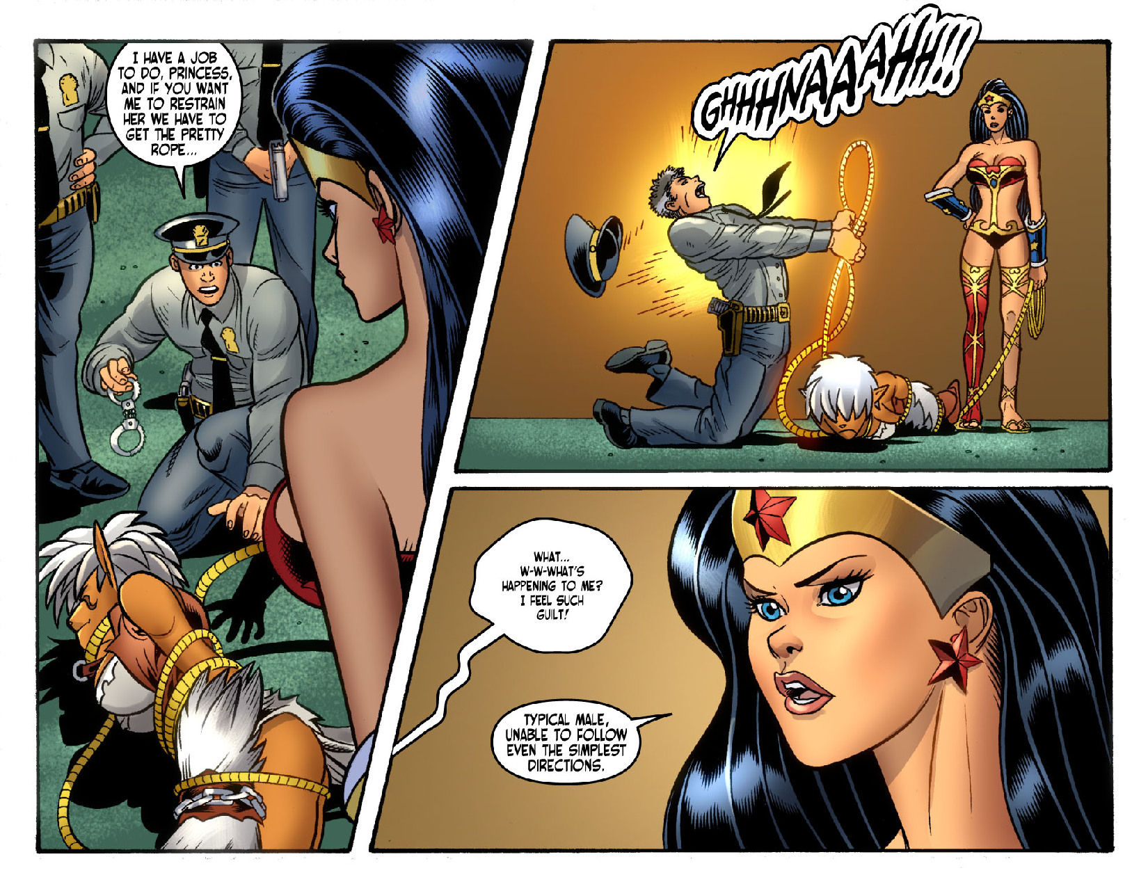 Read online Ame-Comi: Wonder Woman comic -  Issue #3 - 16