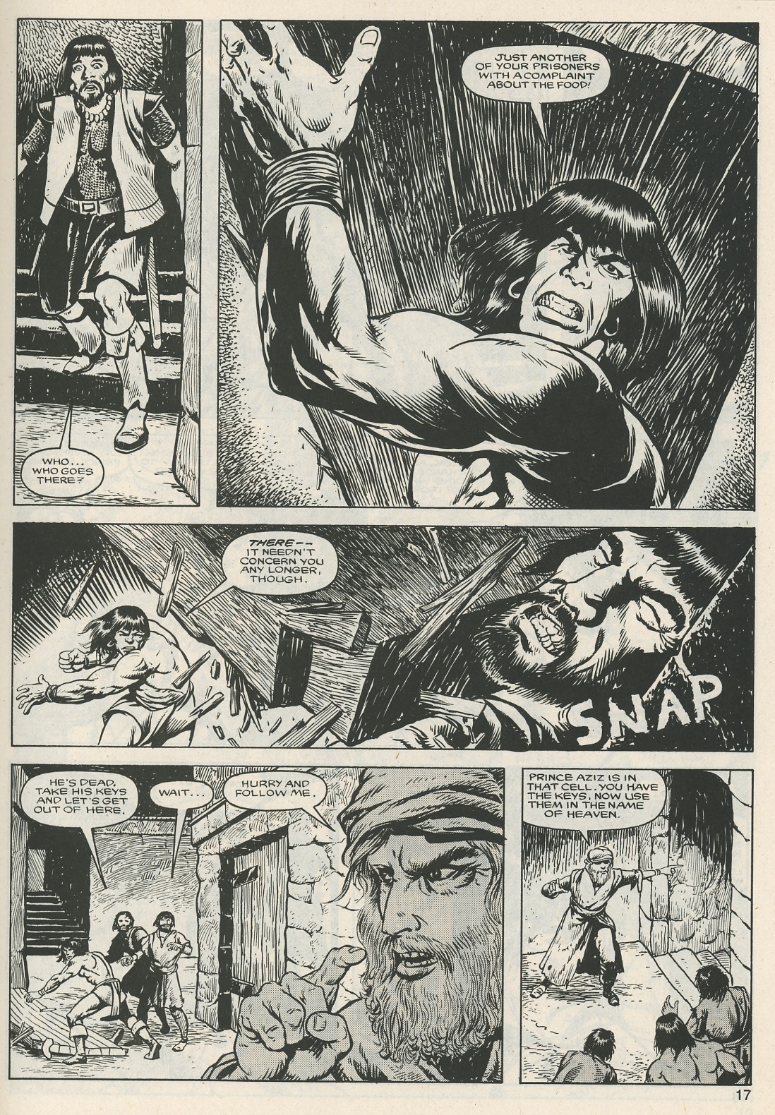 Read online The Savage Sword Of Conan comic -  Issue #124 - 17