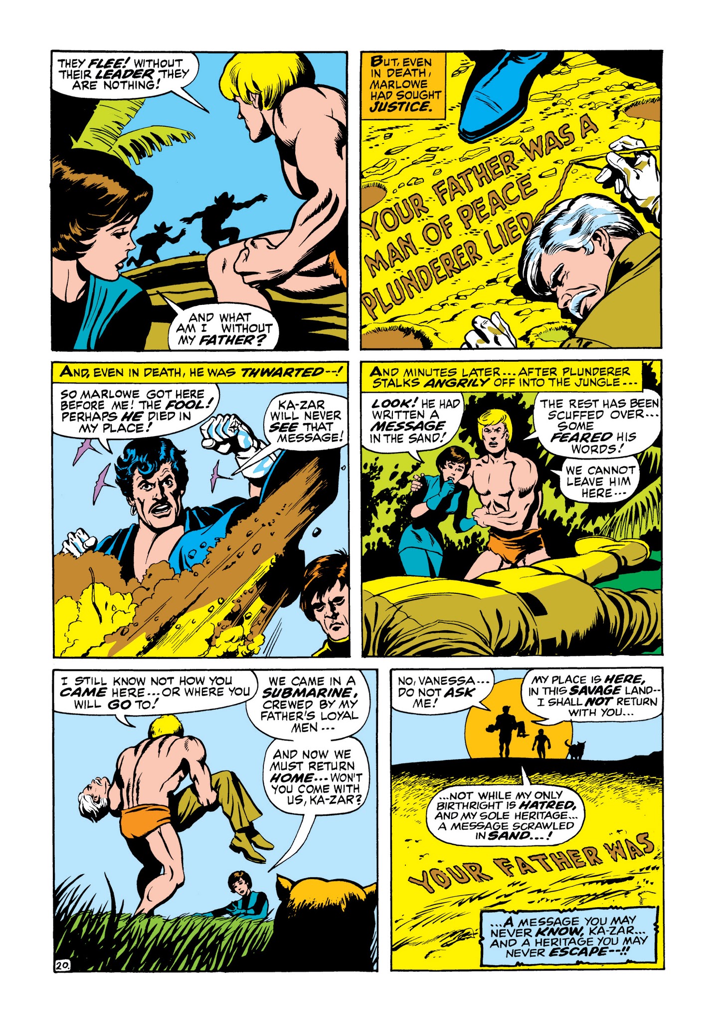 Read online Marvel Masterworks: Ka-Zar comic -  Issue # TPB 1 (Part 1) - 29