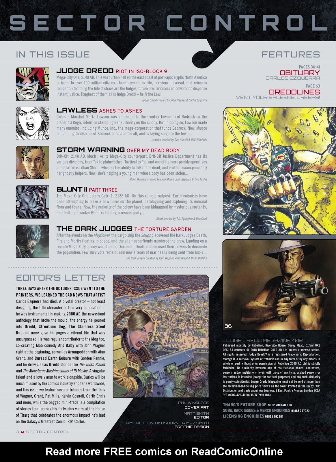 Judge Dredd Megazine (Vol. 5) issue 402 - Page 3