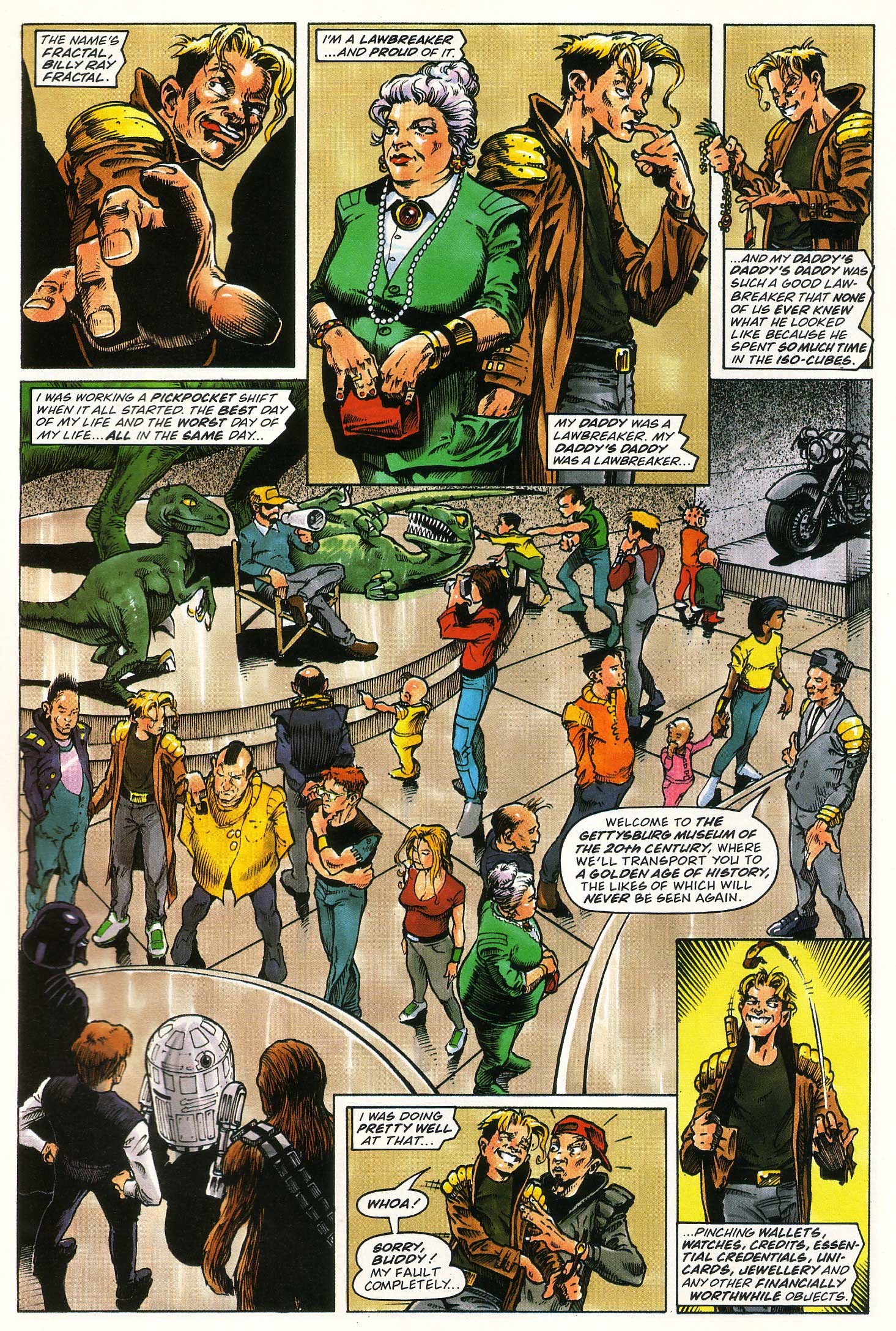 Read online Judge Dredd Lawman of the Future comic -  Issue #5 - 5