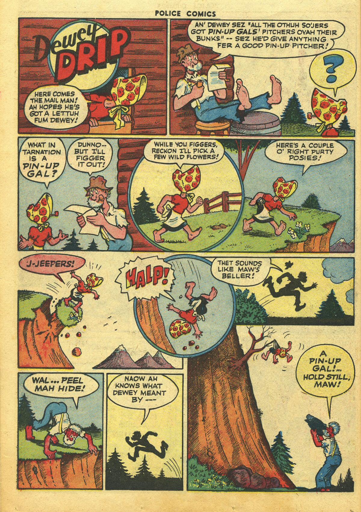 Read online Police Comics comic -  Issue #48 - 18