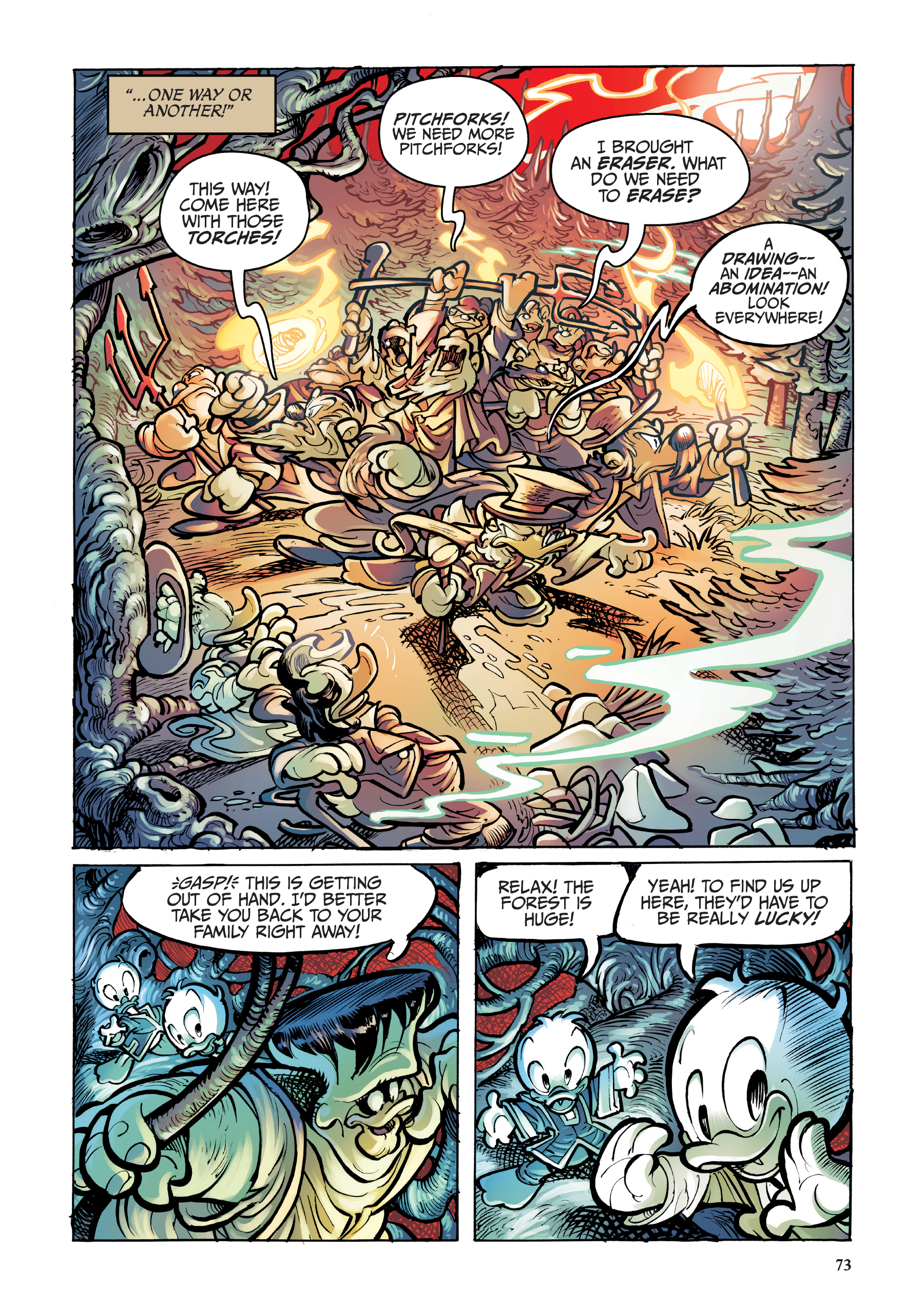 Read online Disney Frankenstein, Starring Donald Duck comic -  Issue # TPB - 73