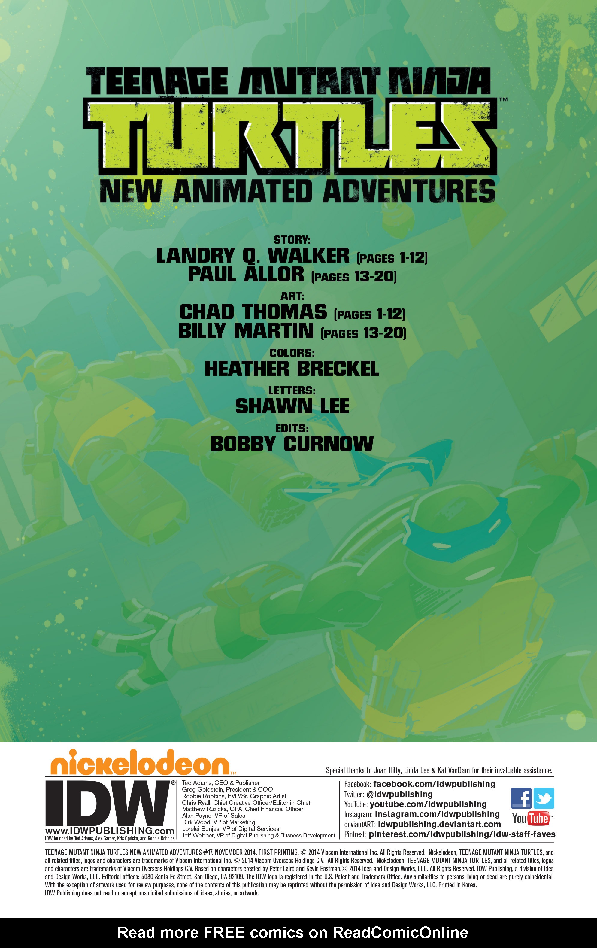 Read online Teenage Mutant Ninja Turtles New Animated Adventures comic -  Issue #17 - 2