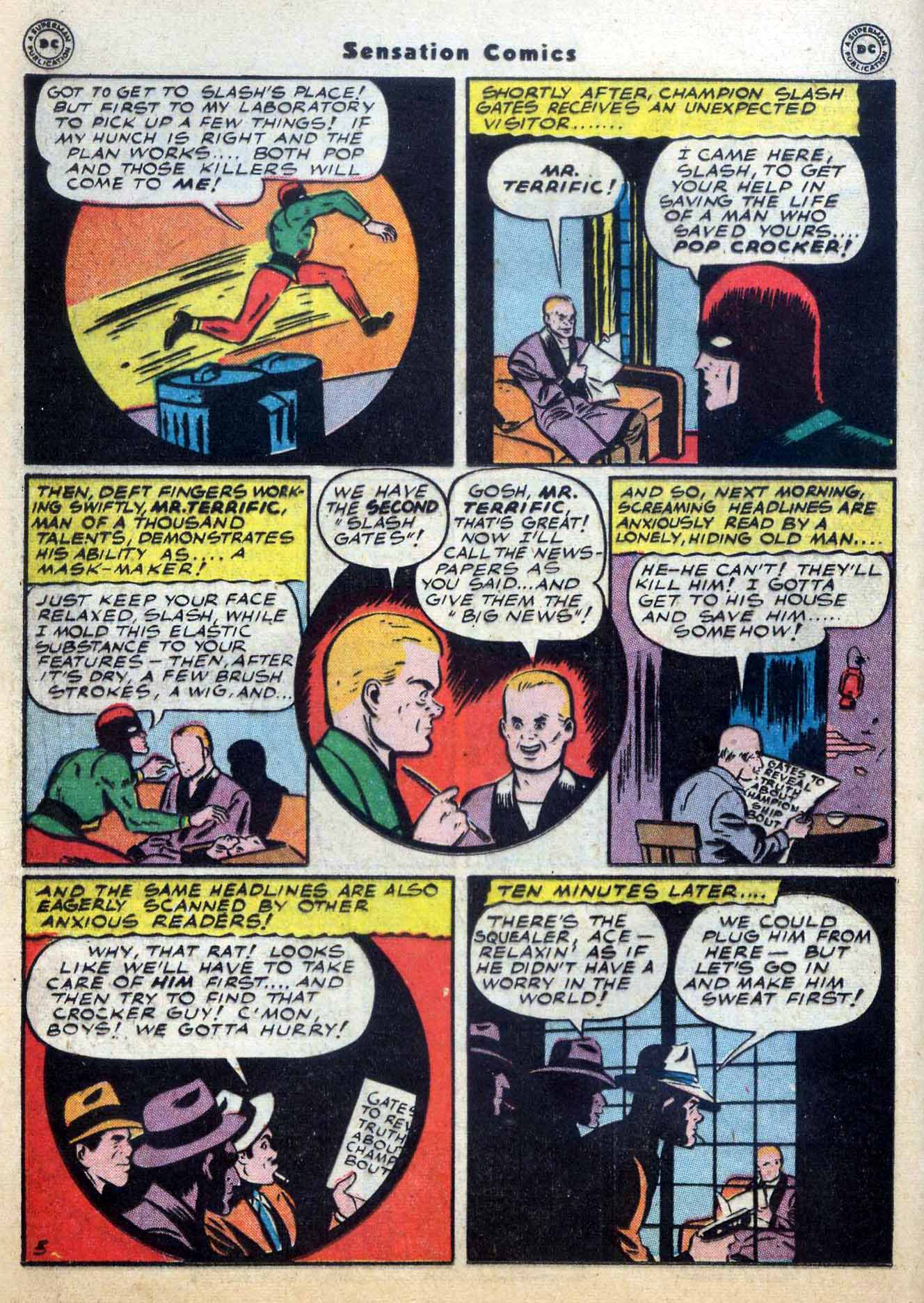 Read online Sensation (Mystery) Comics comic -  Issue #59 - 36