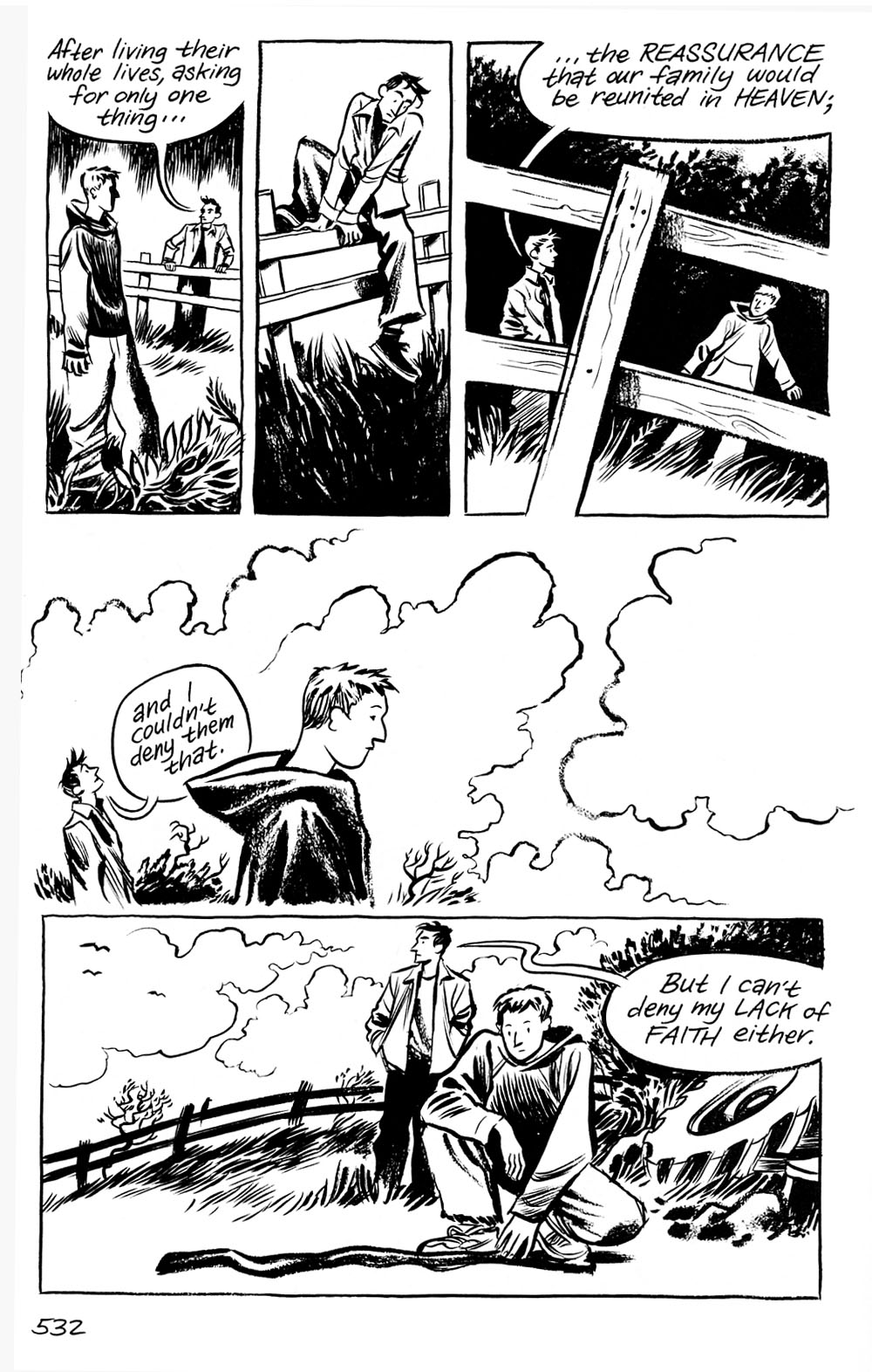 Read online Blankets comic -  Issue #3 - 156