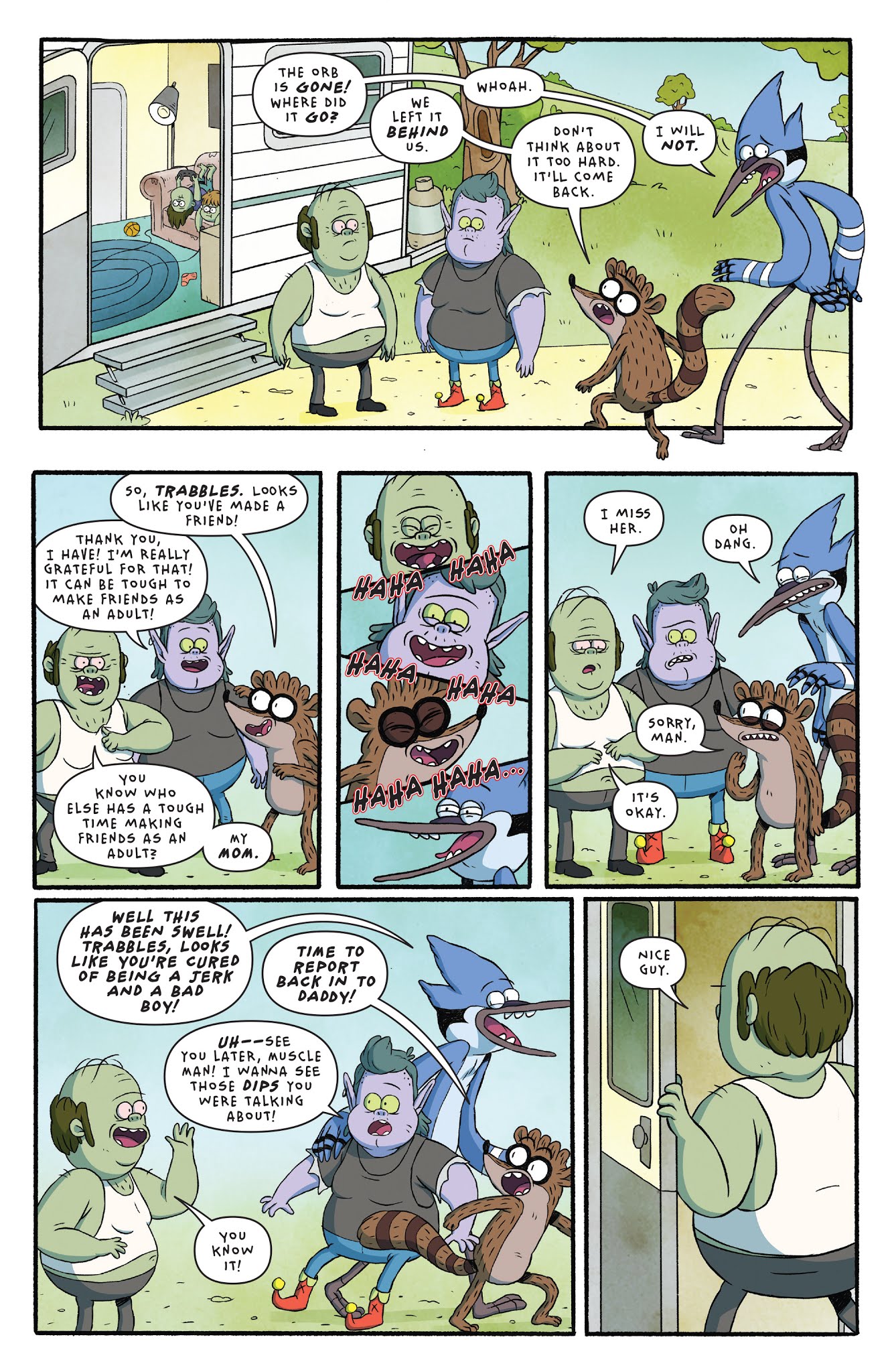 Read online Regular Show: 25 Years Later comic -  Issue #4 - 5