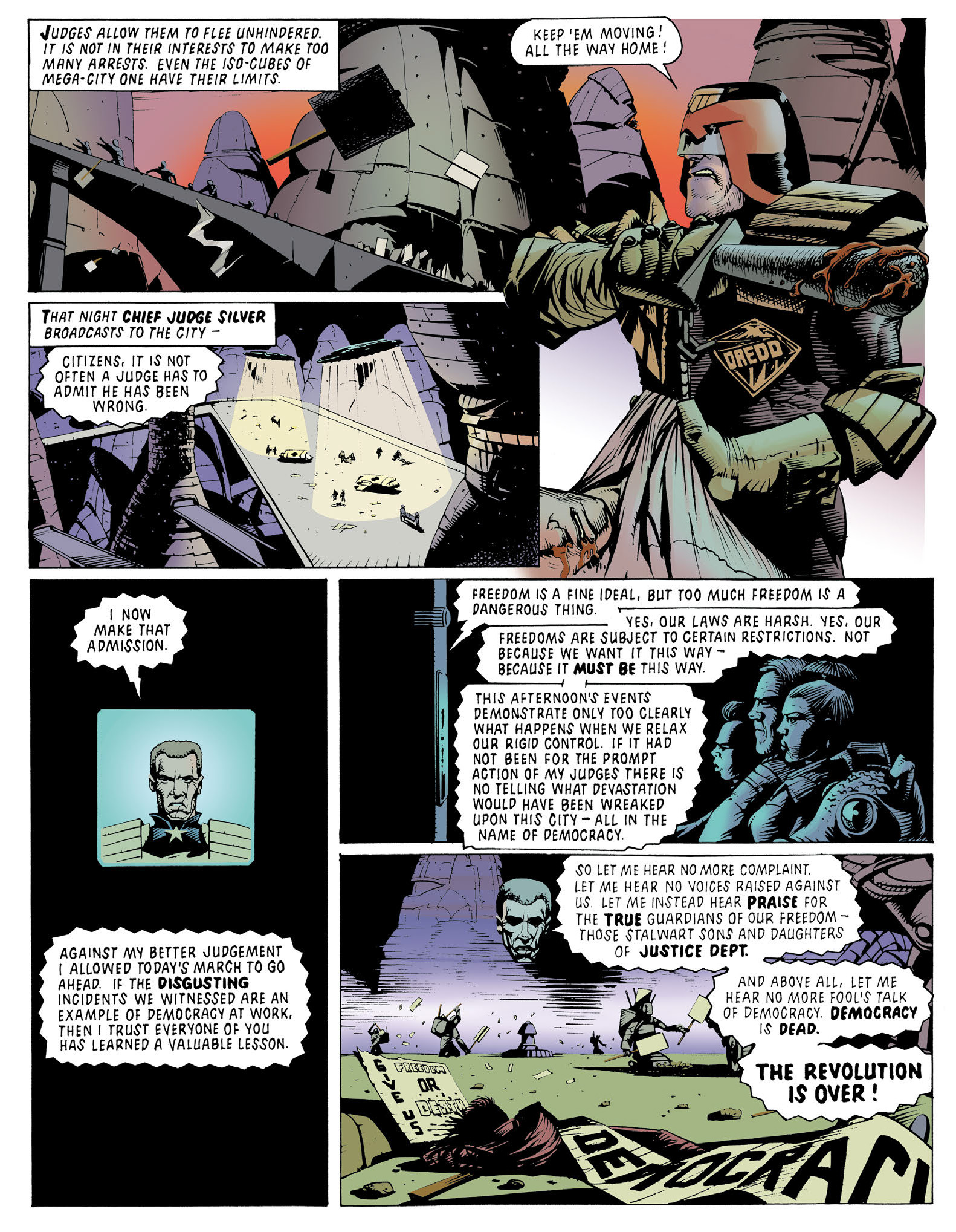 Read online Essential Judge Dredd: America comic -  Issue # TPB (Part 1) - 33