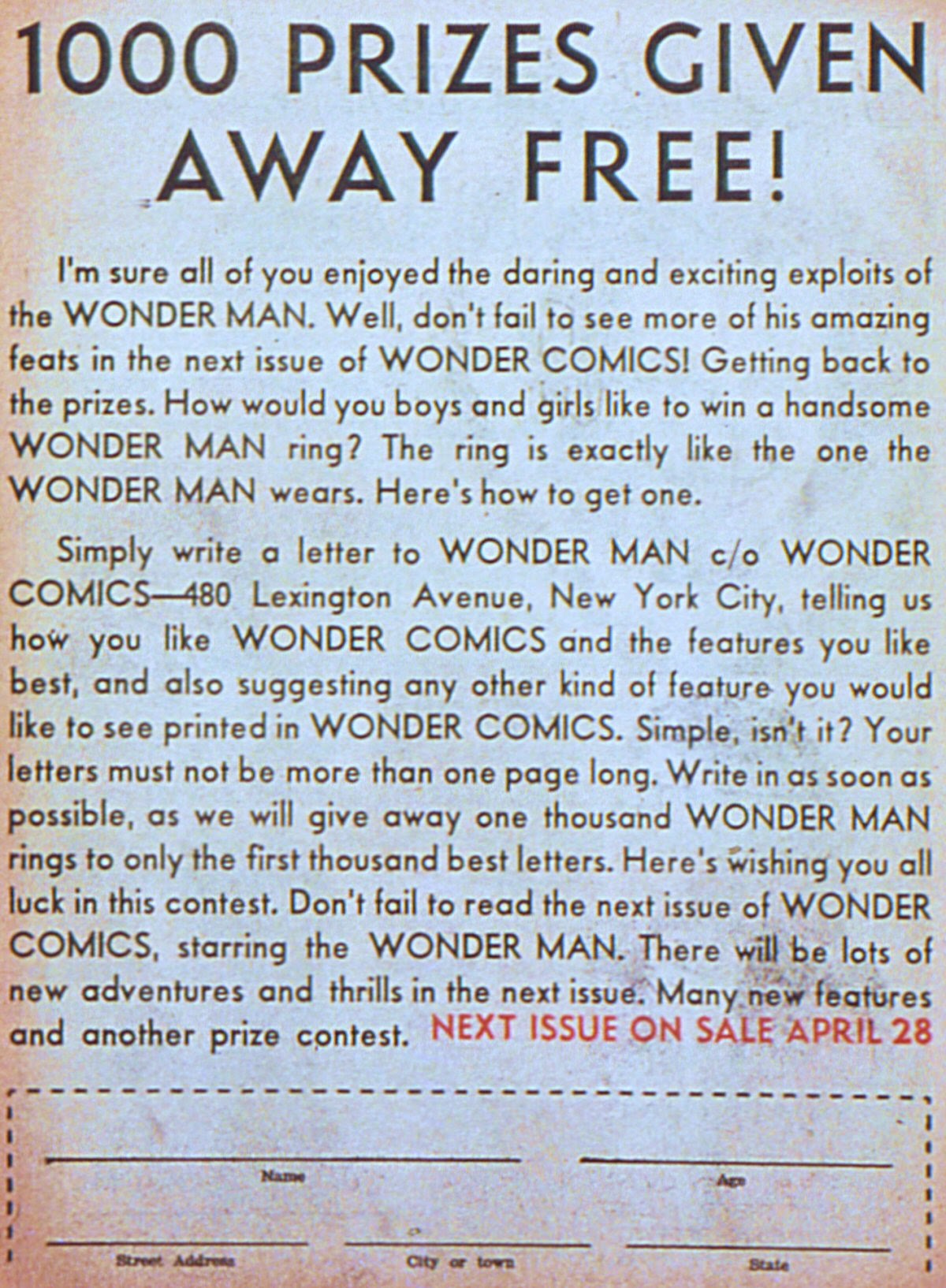 Read online Wonder Comics comic -  Issue #1 - 47