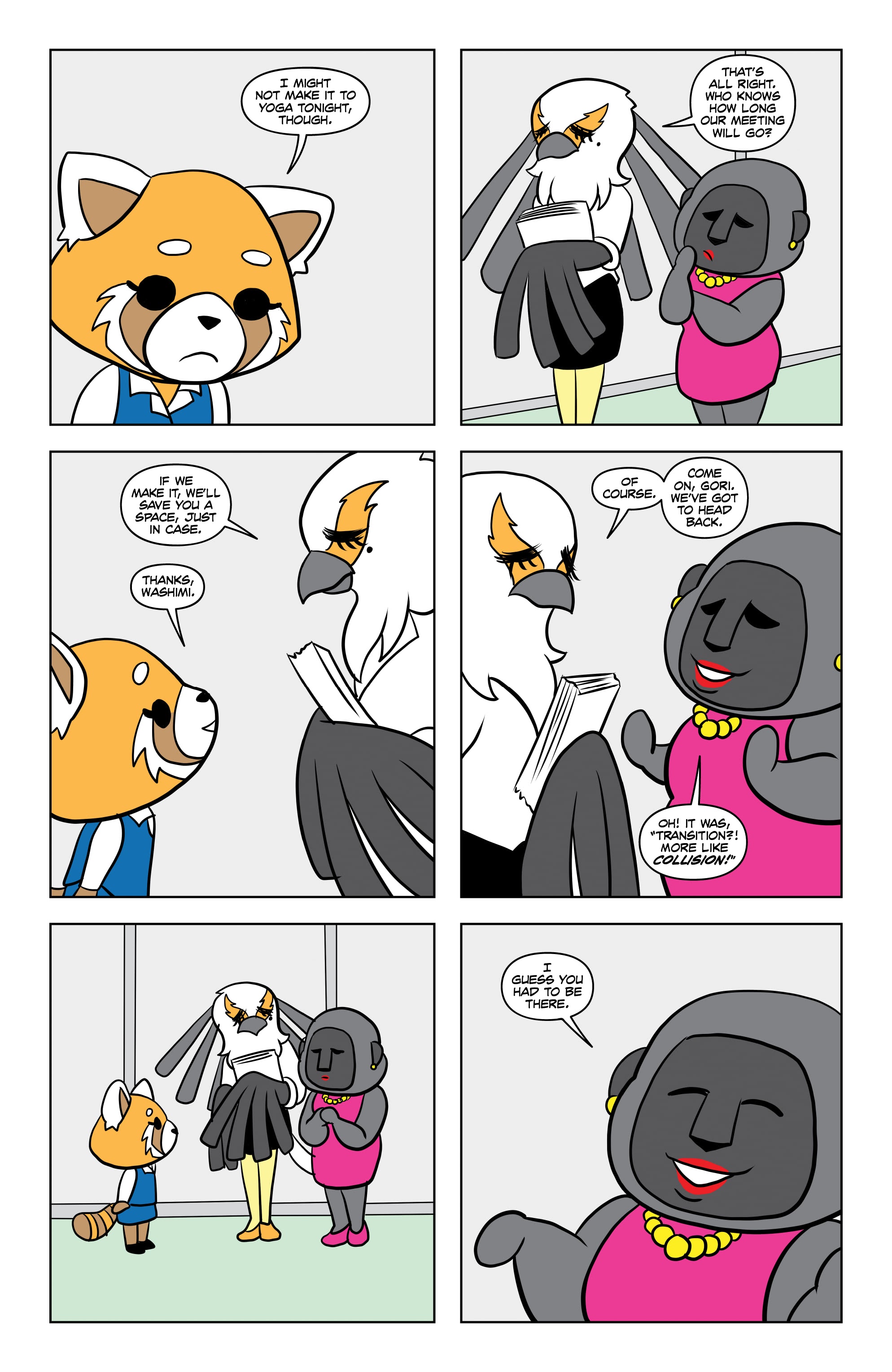 Read online Aggretsuko: Meet Her World comic -  Issue #1 - 11