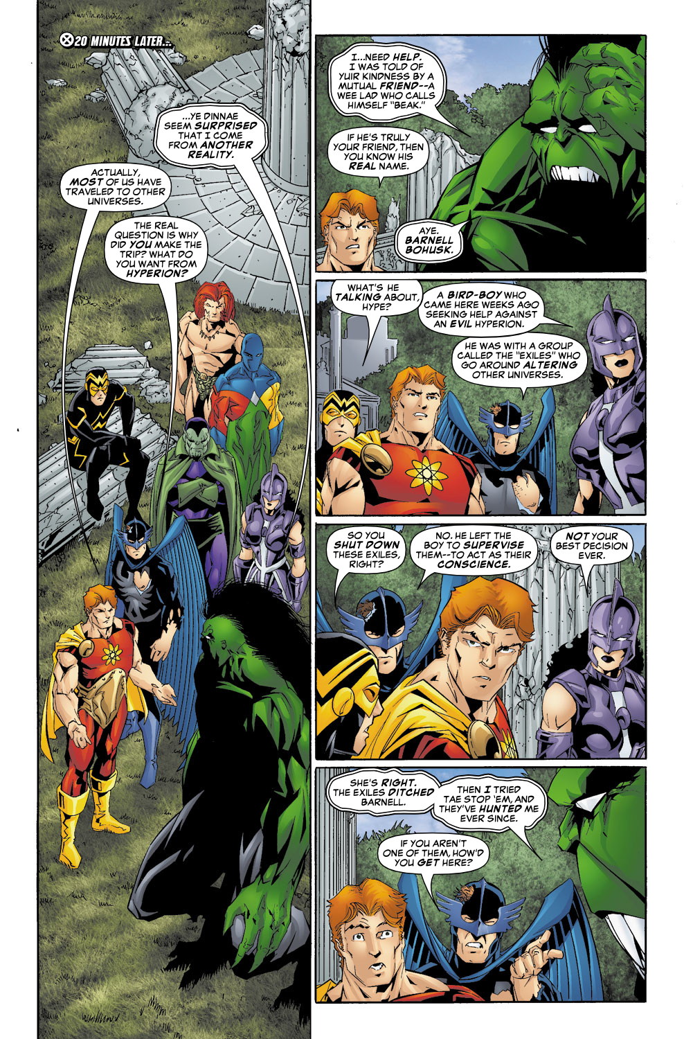 Read online Exiles (2001) comic -  Issue #77 - 18