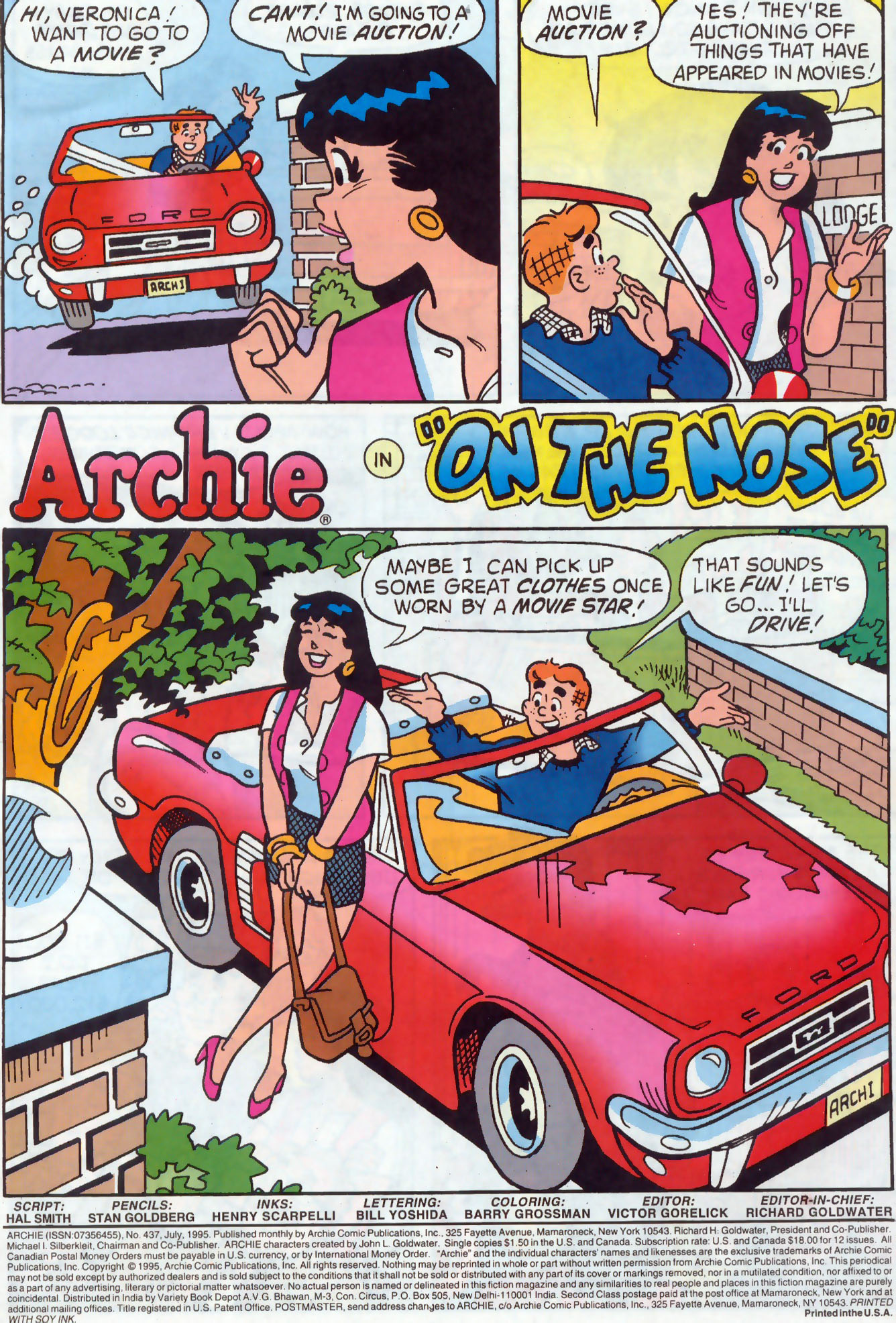 Read online Archie (1960) comic -  Issue #437 - 2