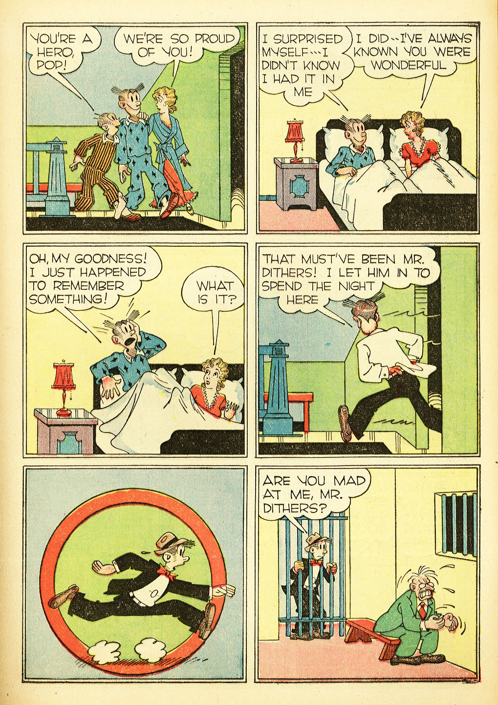 Read online Blondie Comics (1947) comic -  Issue #8 - 9