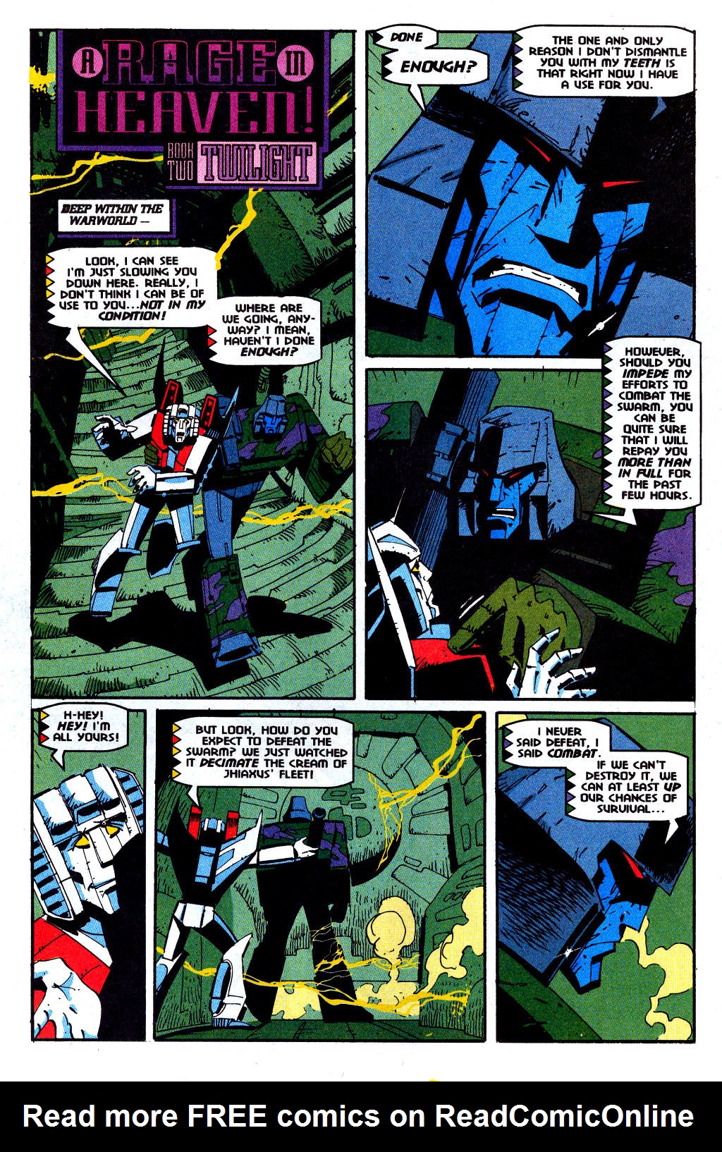 Read online Transformers: Generation 2 comic -  Issue #12 - 12