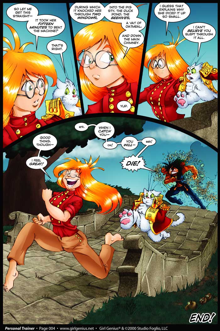 Read online Girl Genius (2002) comic -  Issue #6 - 154