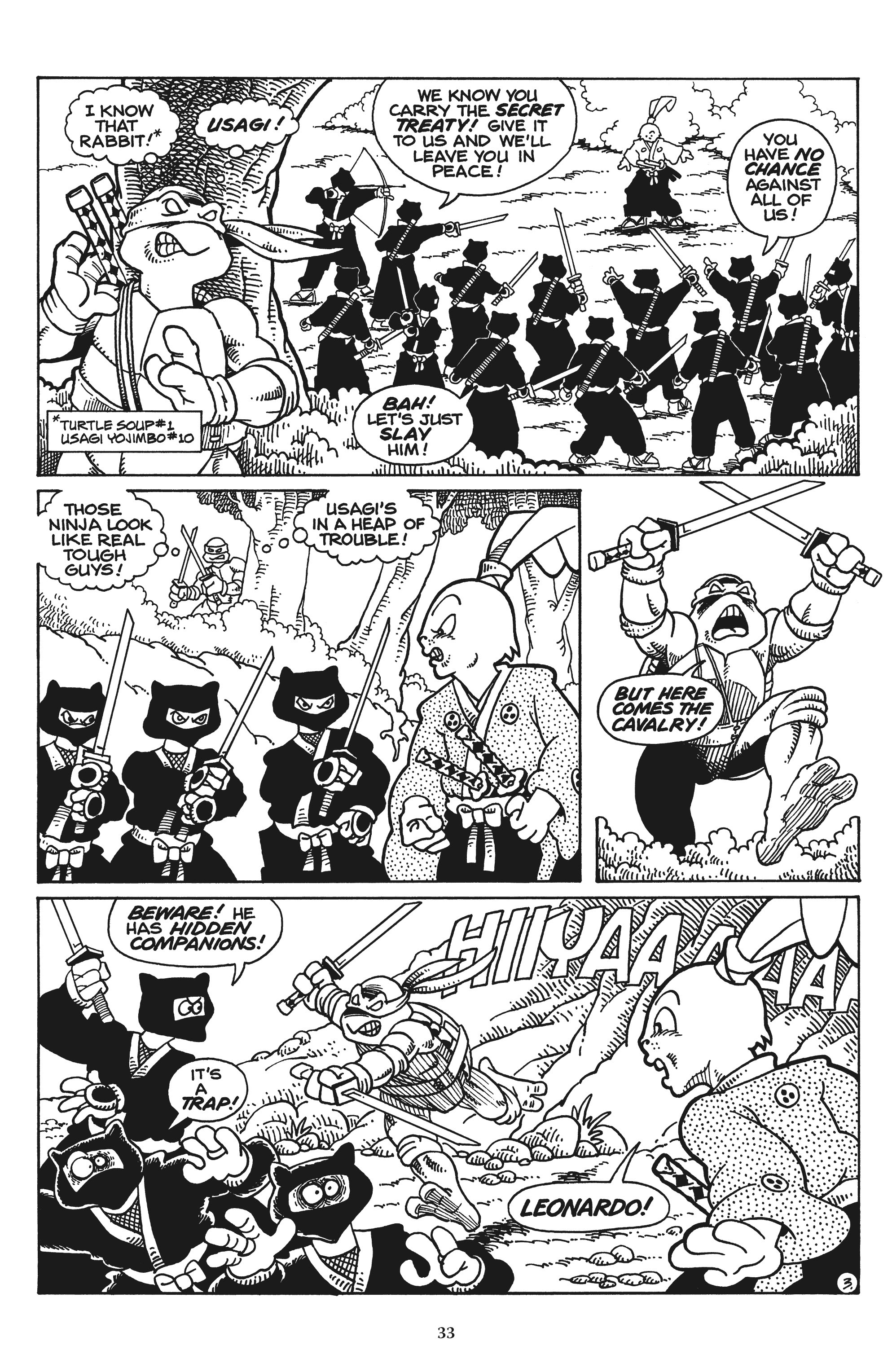 Read online Usagi Yojimbo/Teenage Mutant Ninja Turtles: The Complete Collection comic -  Issue # TPB (Part 1) - 30
