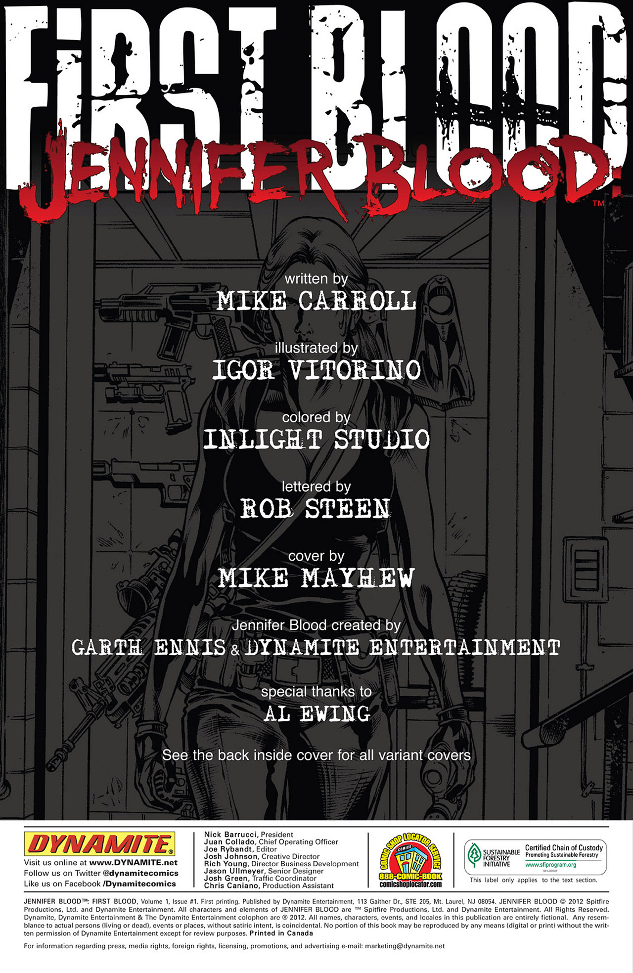 Read online Jennifer Blood: First Blood comic -  Issue #1 - 2