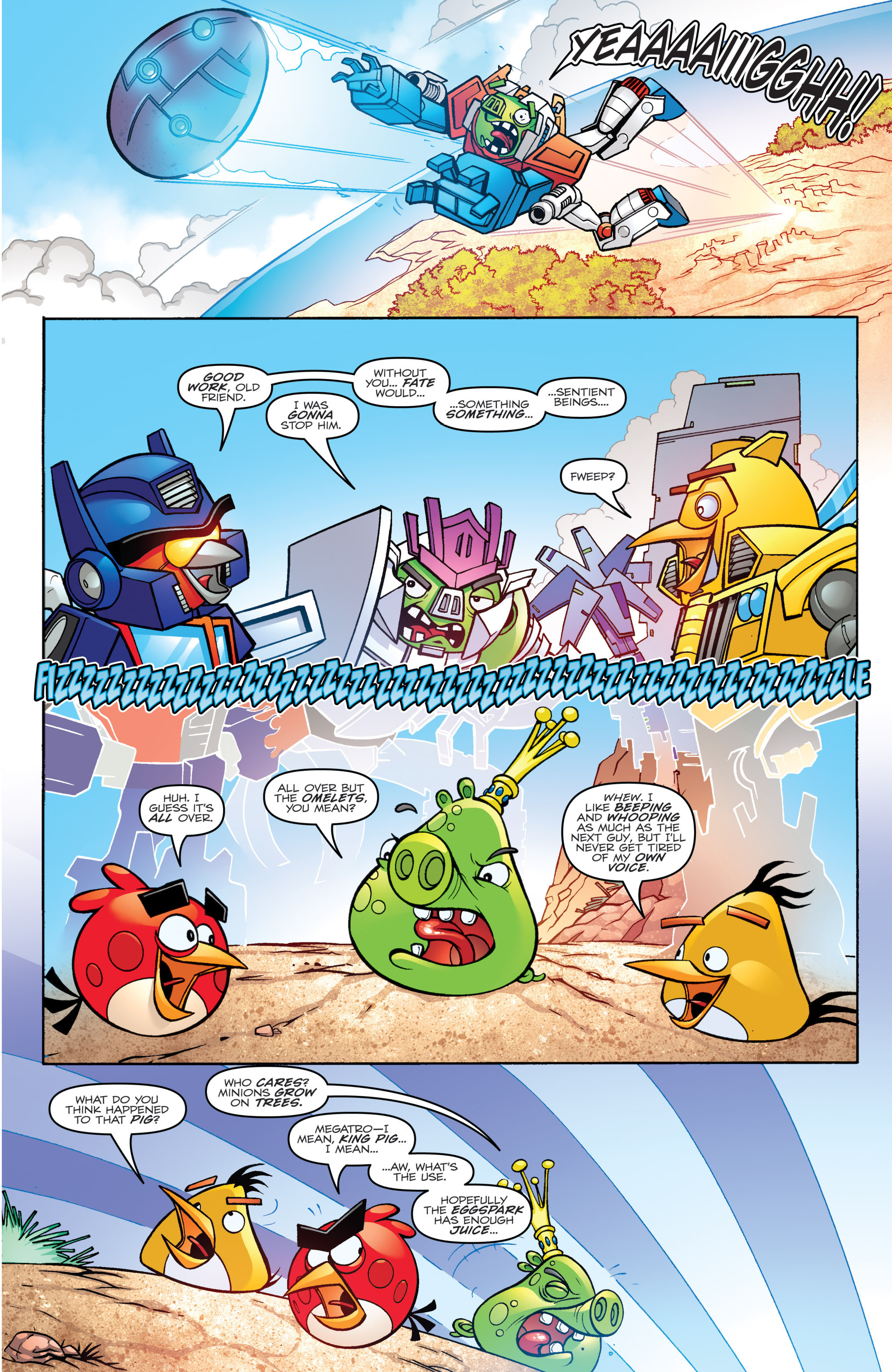 Read online Angry Birds Transformers comic -  Issue #4 - 19