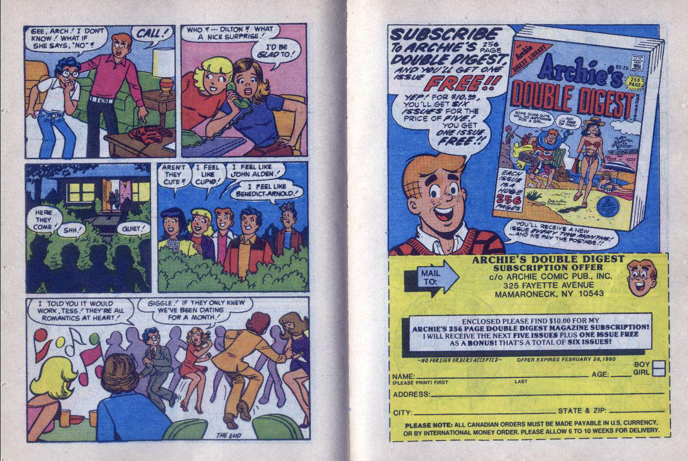 Read online Archie...Archie Andrews, Where Are You? Digest Magazine comic -  Issue #64 - 61
