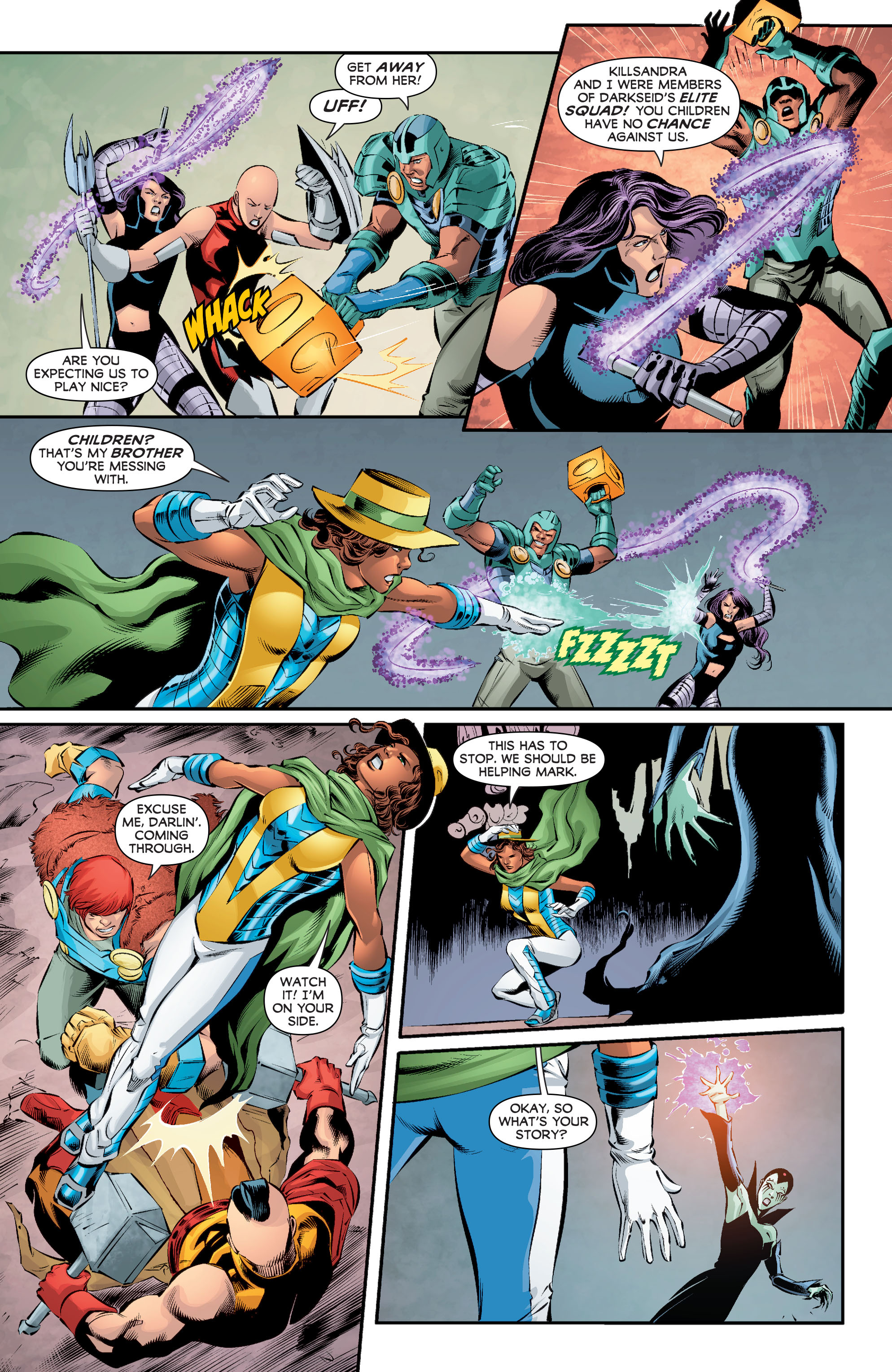 Read online Infinity Man and the Forever People comic -  Issue #8 - 12