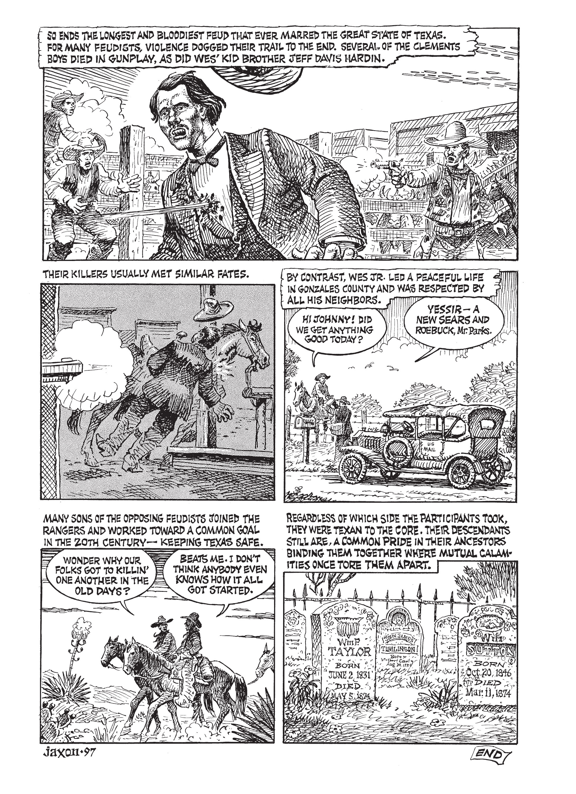 Read online Jack Jackson's American History: Los Tejanos and Lost Cause comic -  Issue # TPB (Part 3) - 82