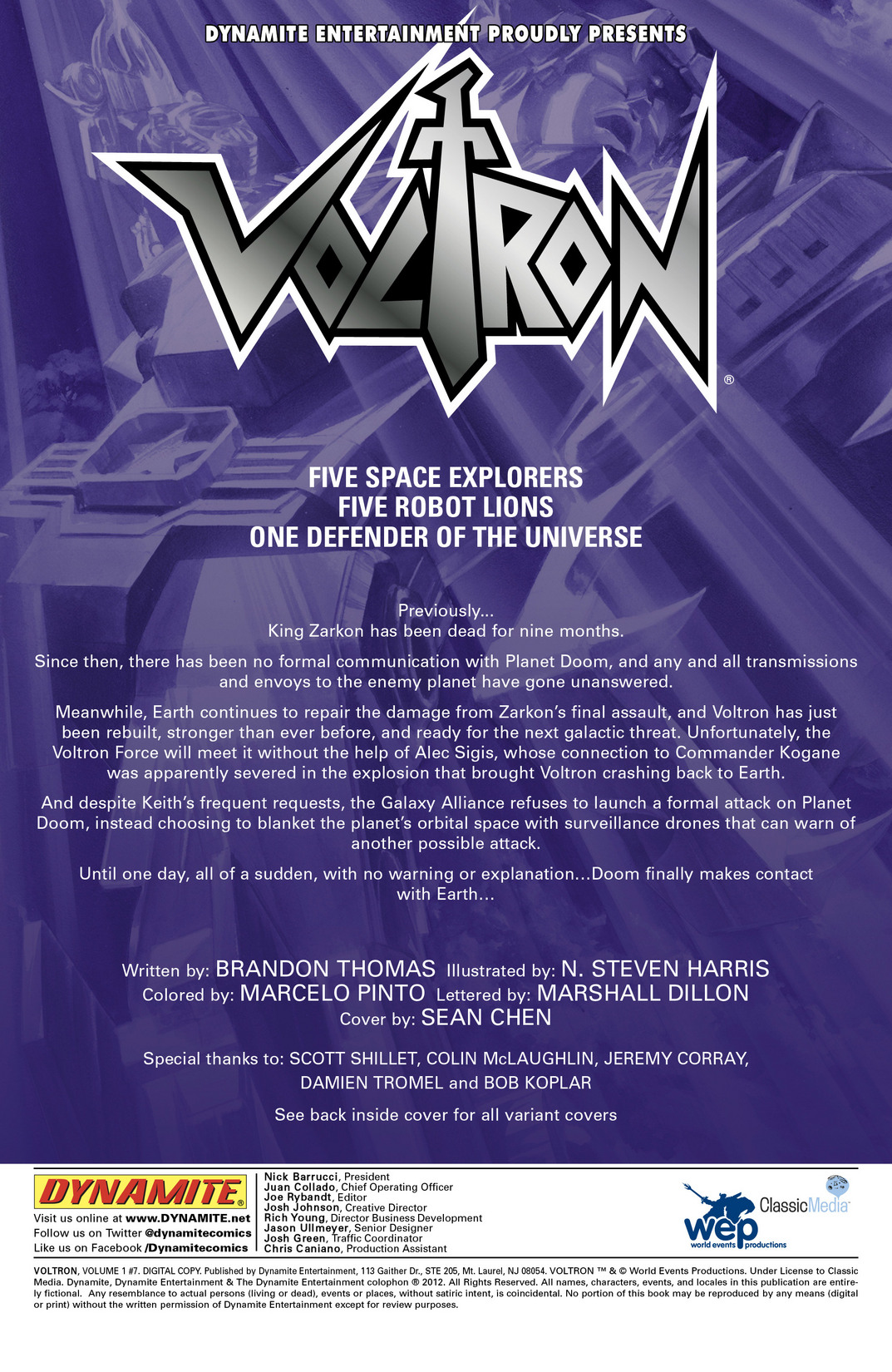 Voltron Issue #7 #7 - English 2