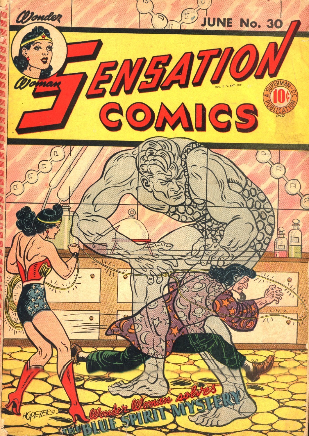 Read online Sensation (Mystery) Comics comic -  Issue #30 - 1