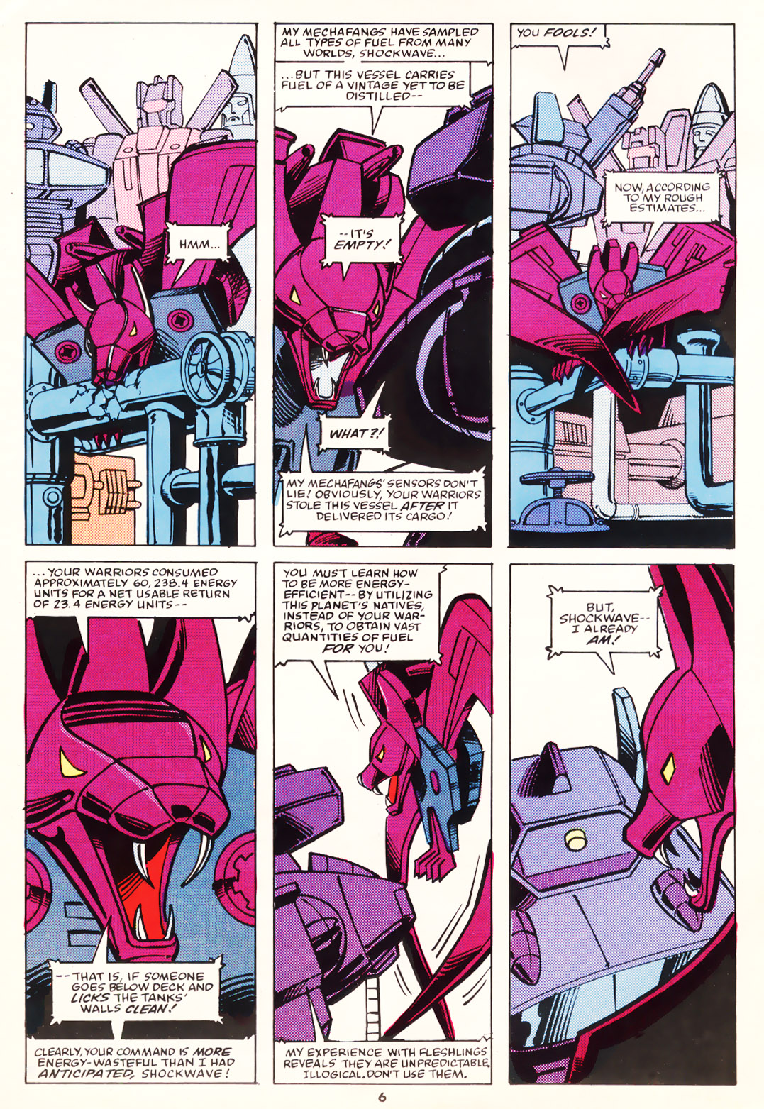 Read online The Transformers (UK) comic -  Issue #128 - 6